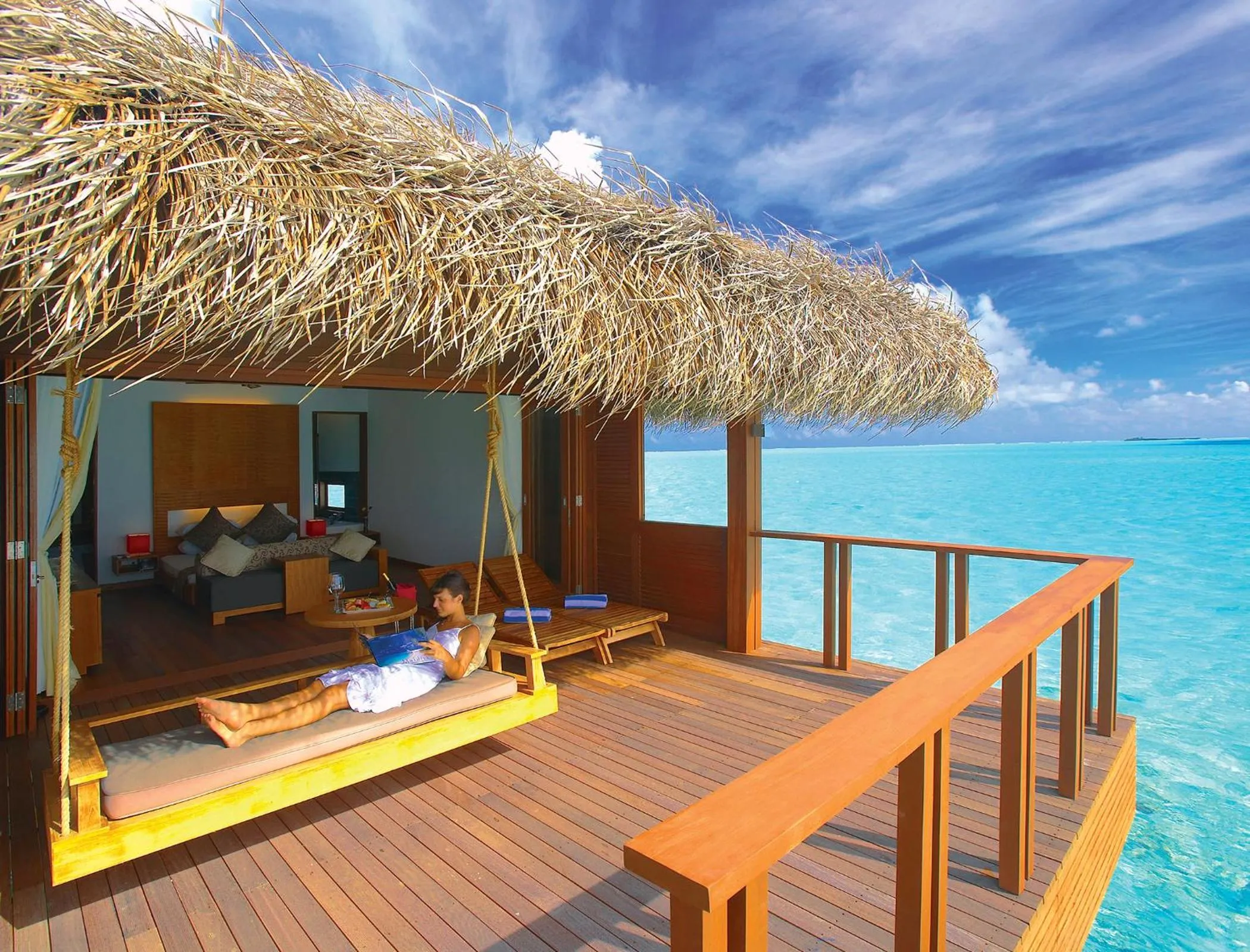 Water Villa - single occupancy in Medhufushi Island Resort