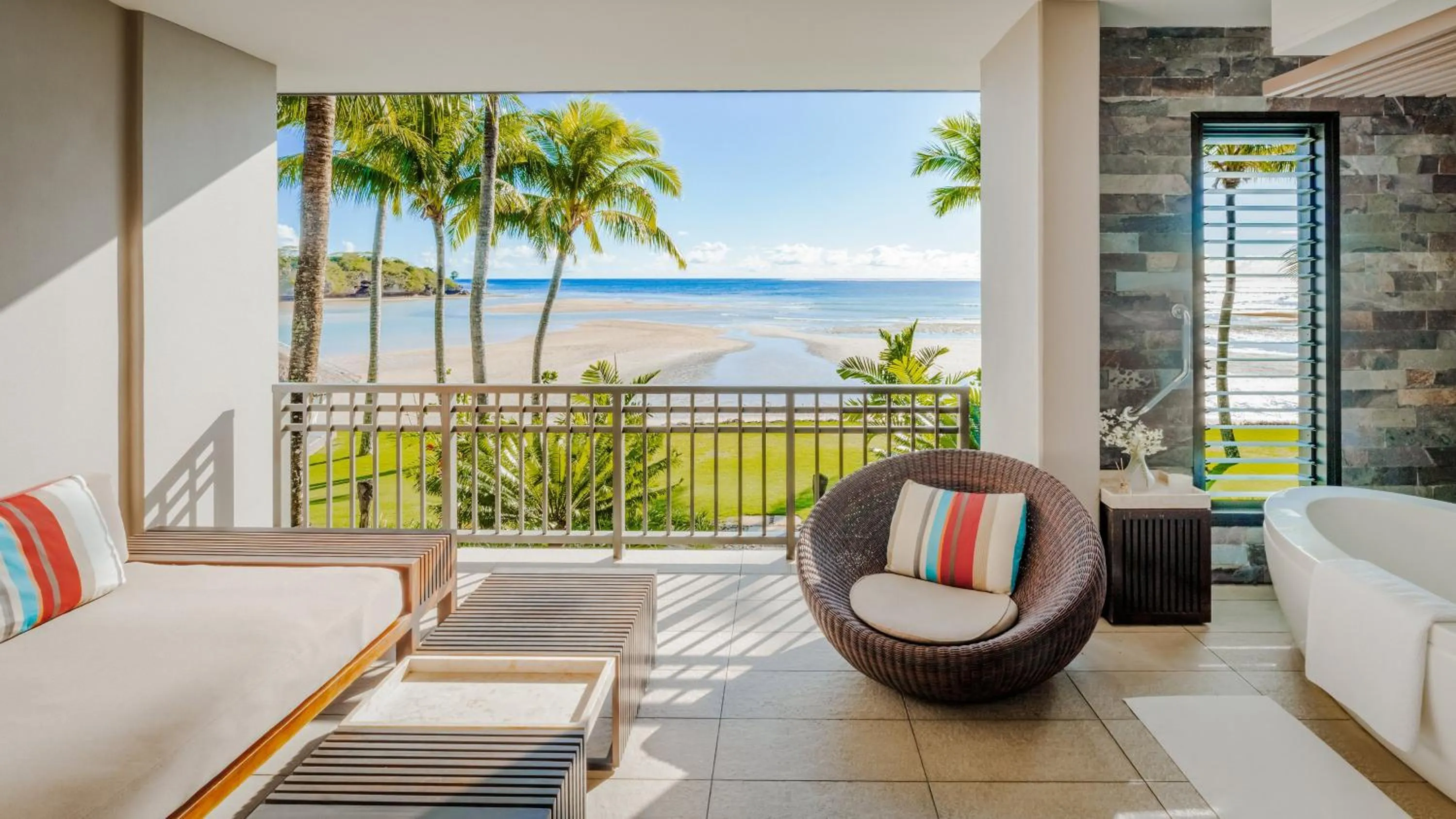 King Room with Beachfront View in InterContinental Fiji Golf Resort & Spa by IHG