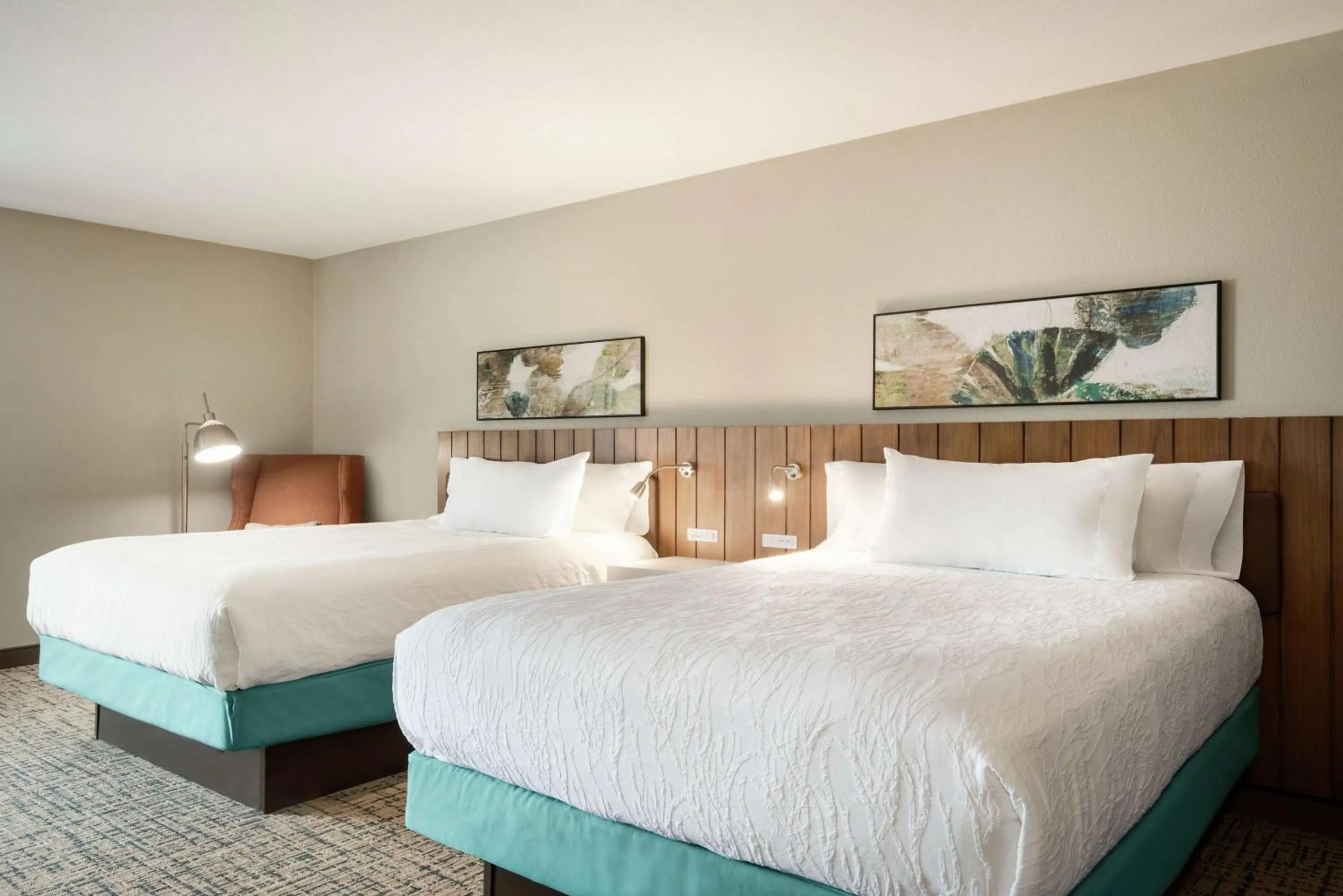 Queen Room with Two Queen Beds - Mobility and Hearing Access in Hilton Garden Inn Dubuque Downtown