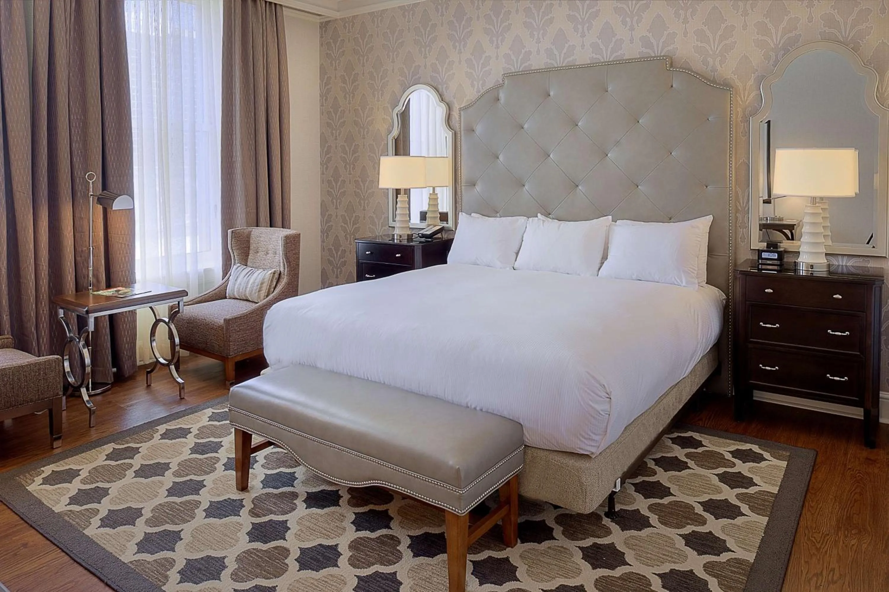 Superior Executive King Room with Garden View - single occupancy in St. Louis Union Station Hotel, Curio Collection by Hilton