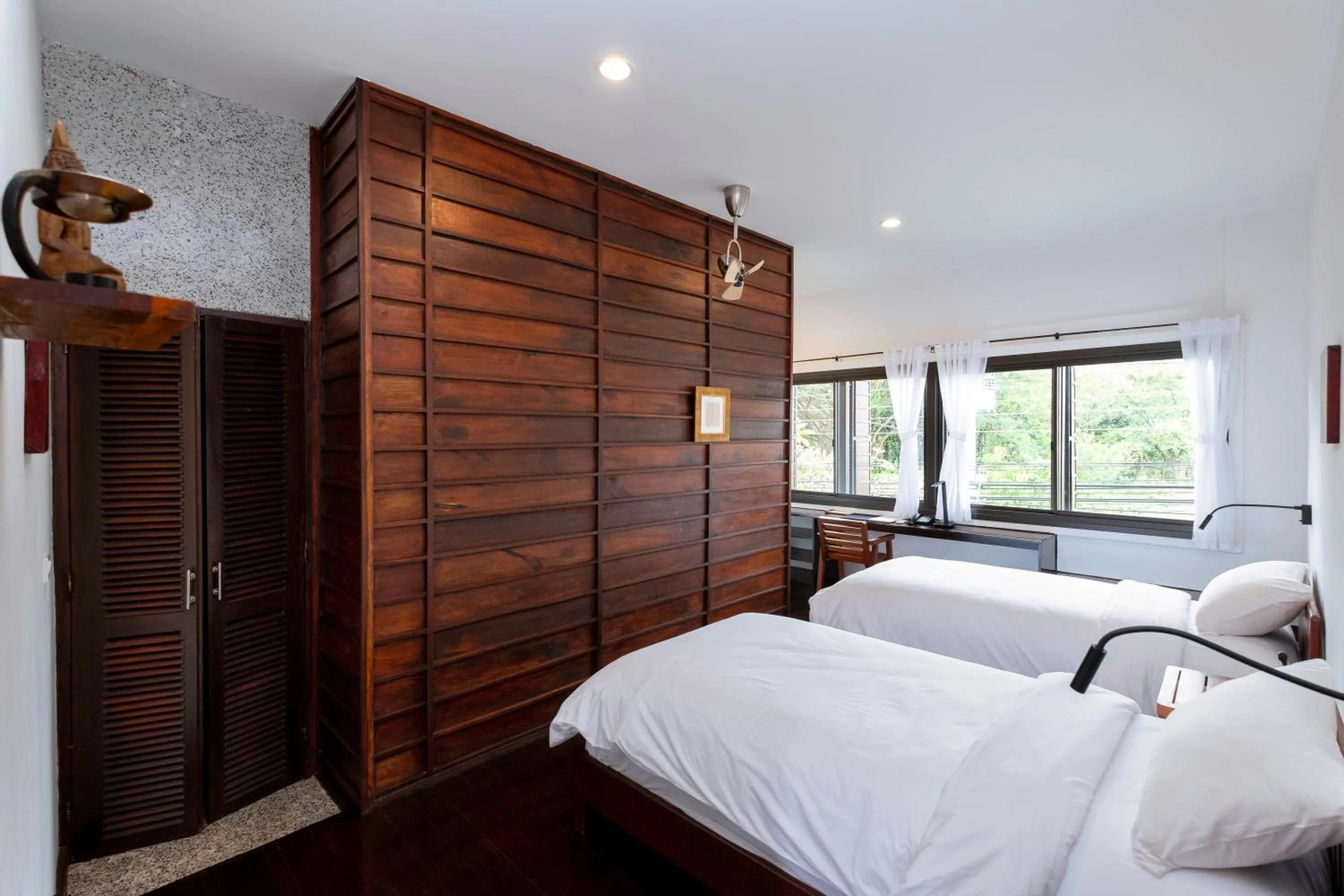 Twin Room with City View - single occupancy in Residence Bassac