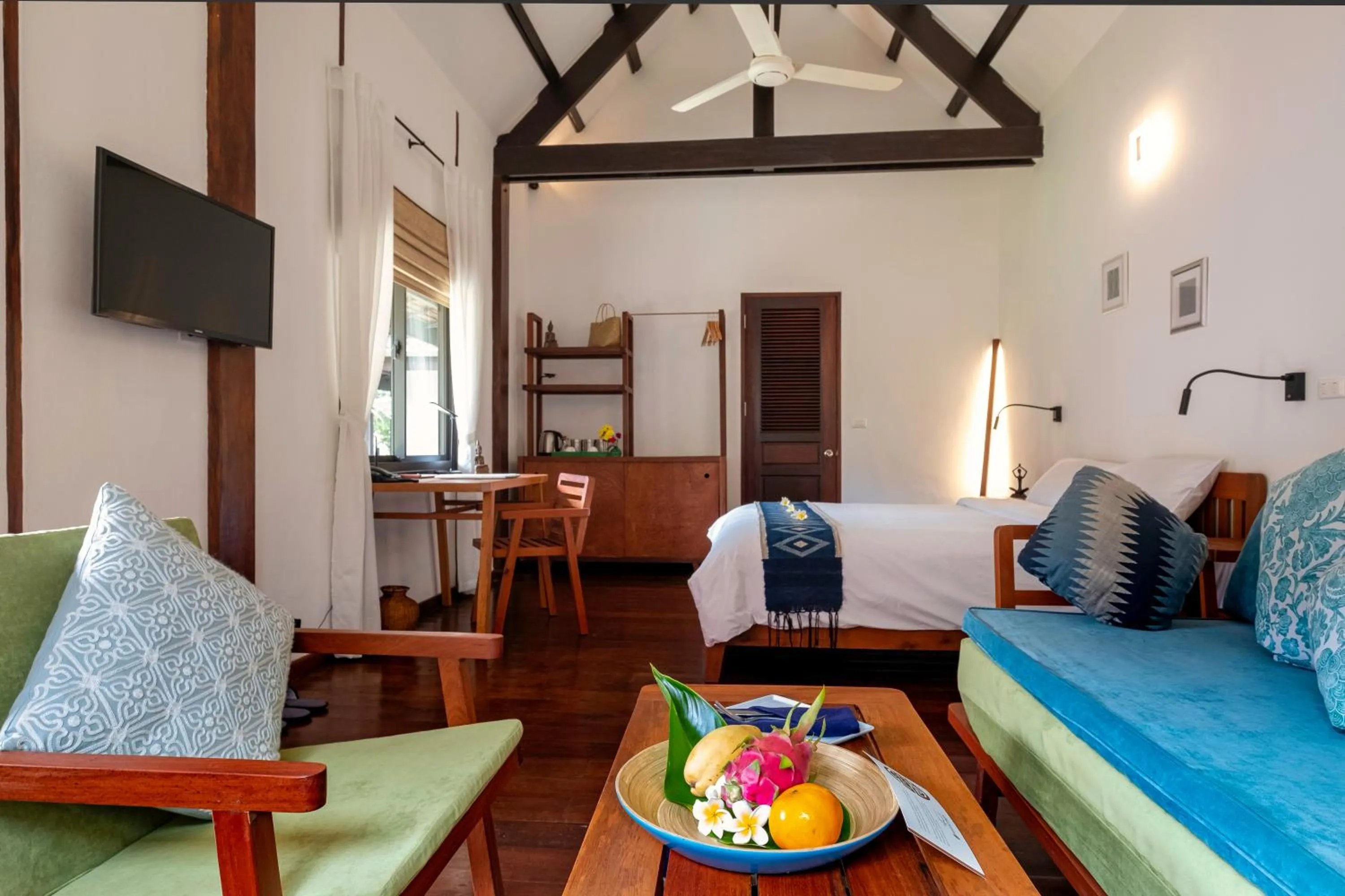 Double Room with Garden View in Residence Bassac