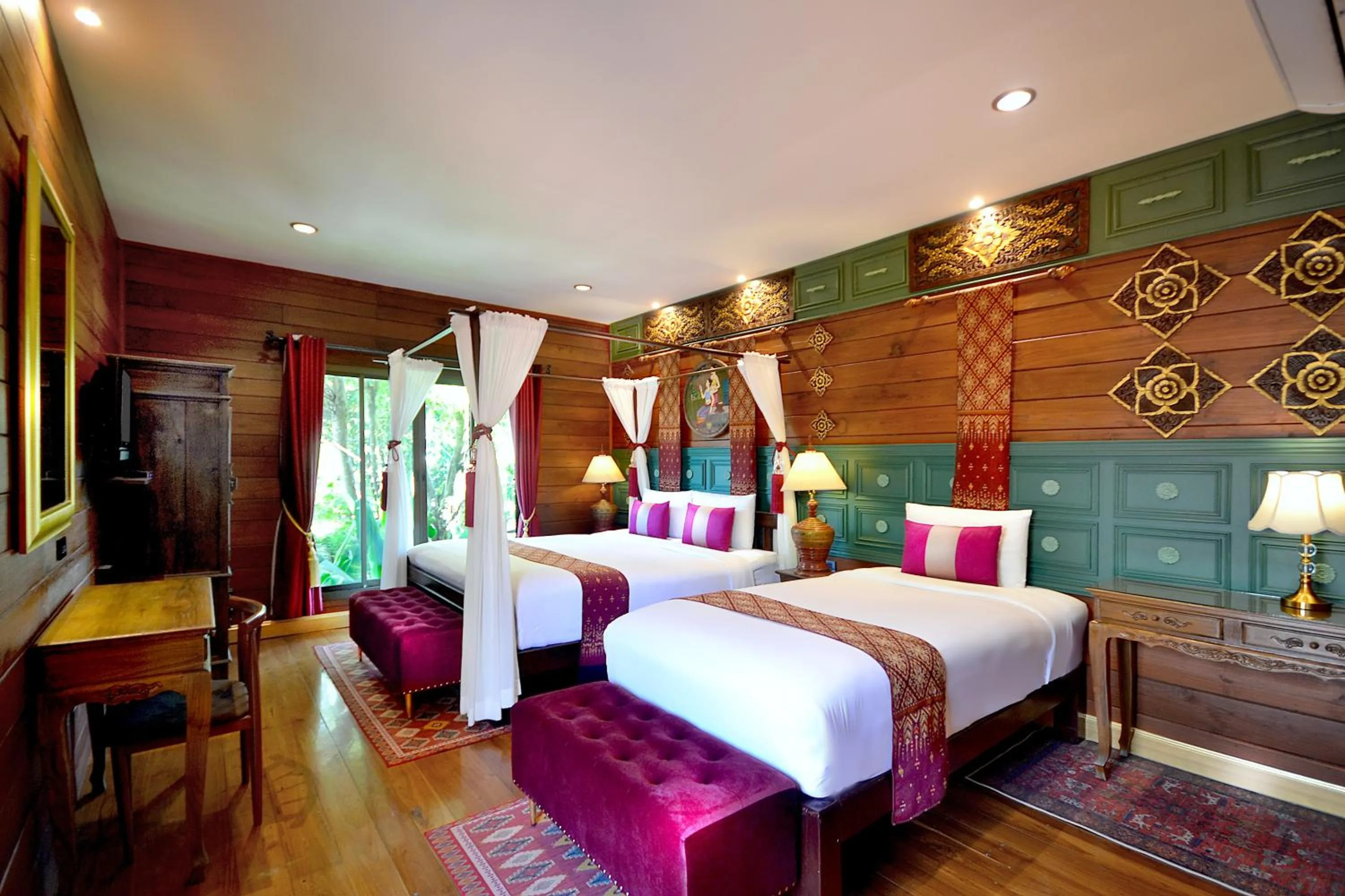 Family Room with Balcony in Thai Thai Sukhothai Resort