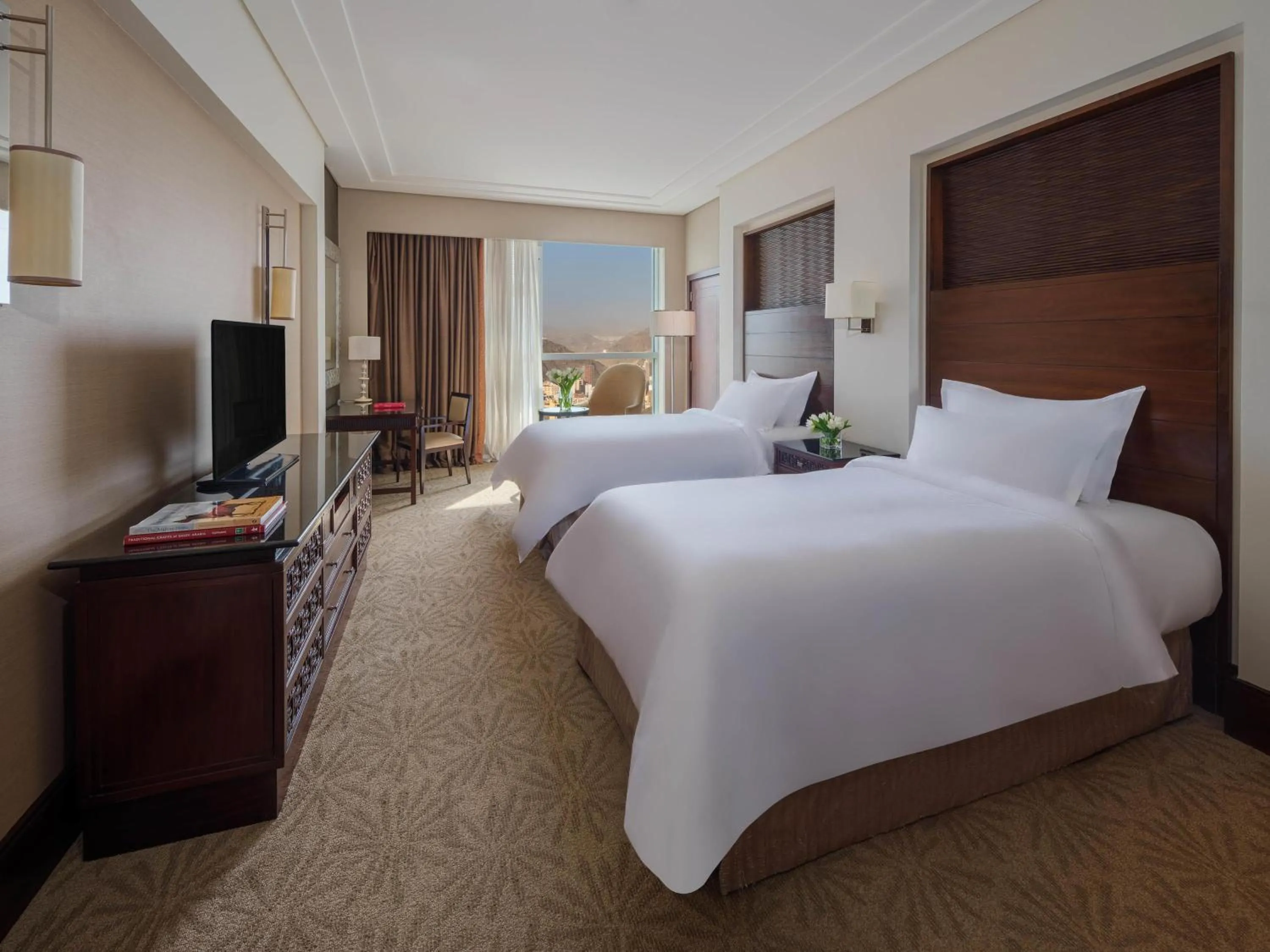 Studio Twin Haram in Makkah Clock Royal Tower, A Fairmont Hotel