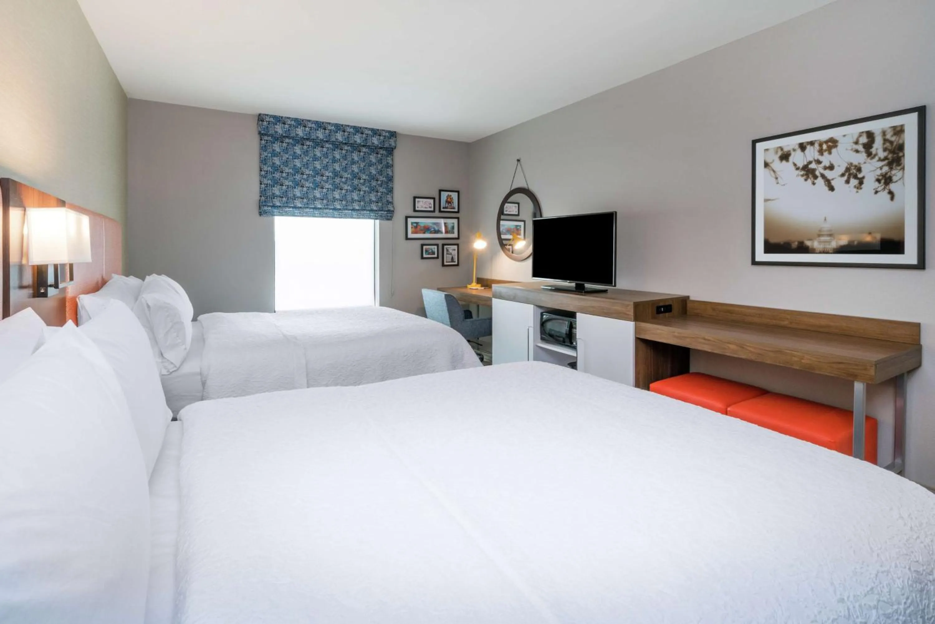 Queen Room with Two Queen Beds - Non-Smoking in Hampton Inn & Suites Glenarden/Washington DC