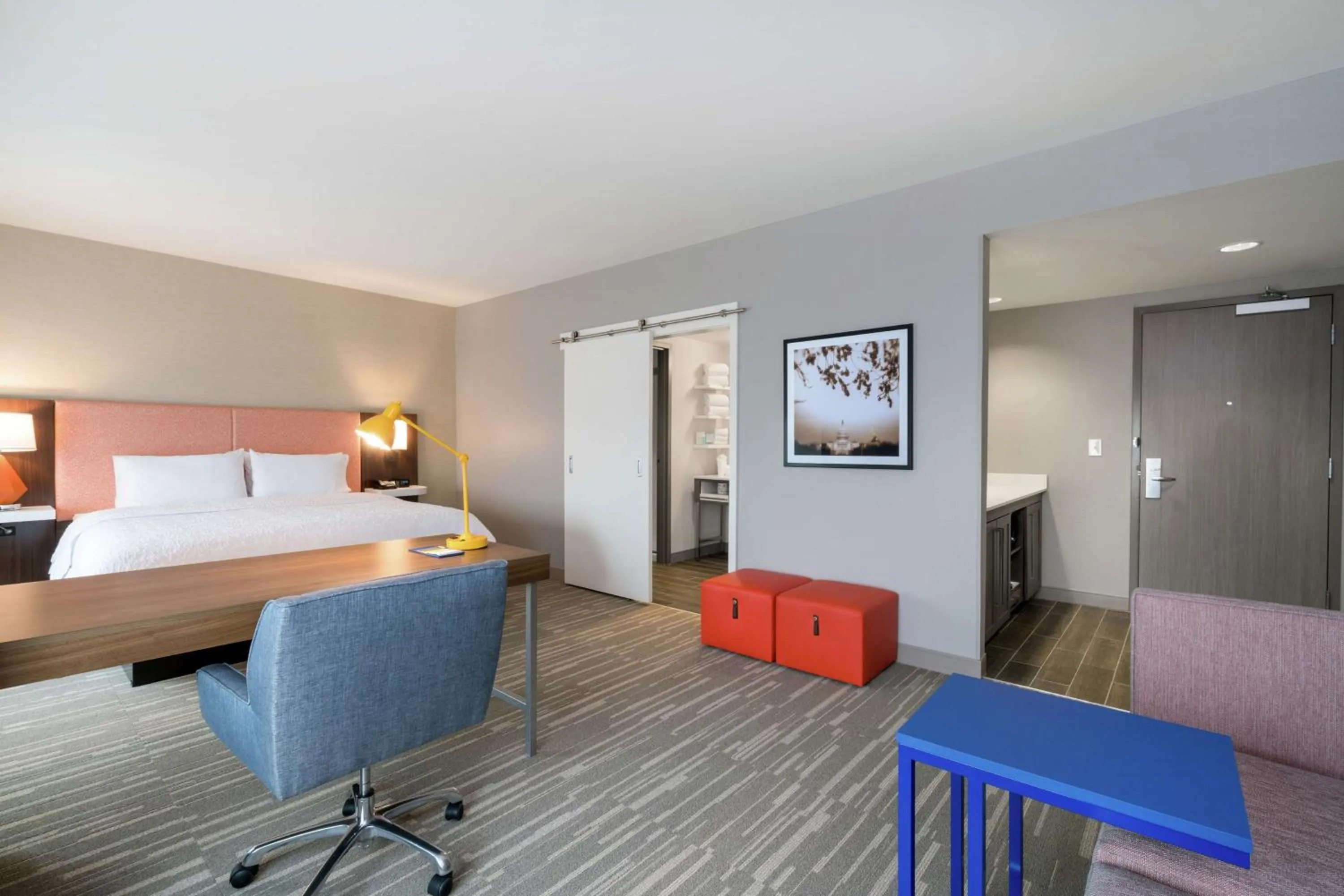 King Studio Suite - Non Smoking in Hampton Inn & Suites Glenarden/Washington DC