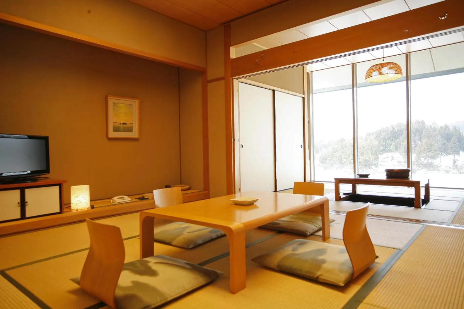 Japanese-Style Quadruple Room with Shared Bathroom in Tamamine Sanso