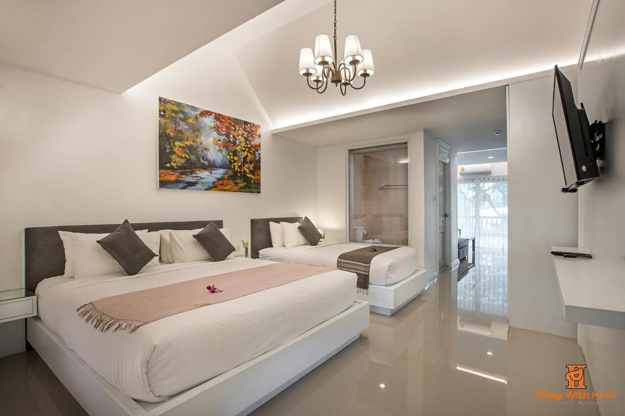 Standard Triple Room in Chiangmai Midpoint Activity Hostel