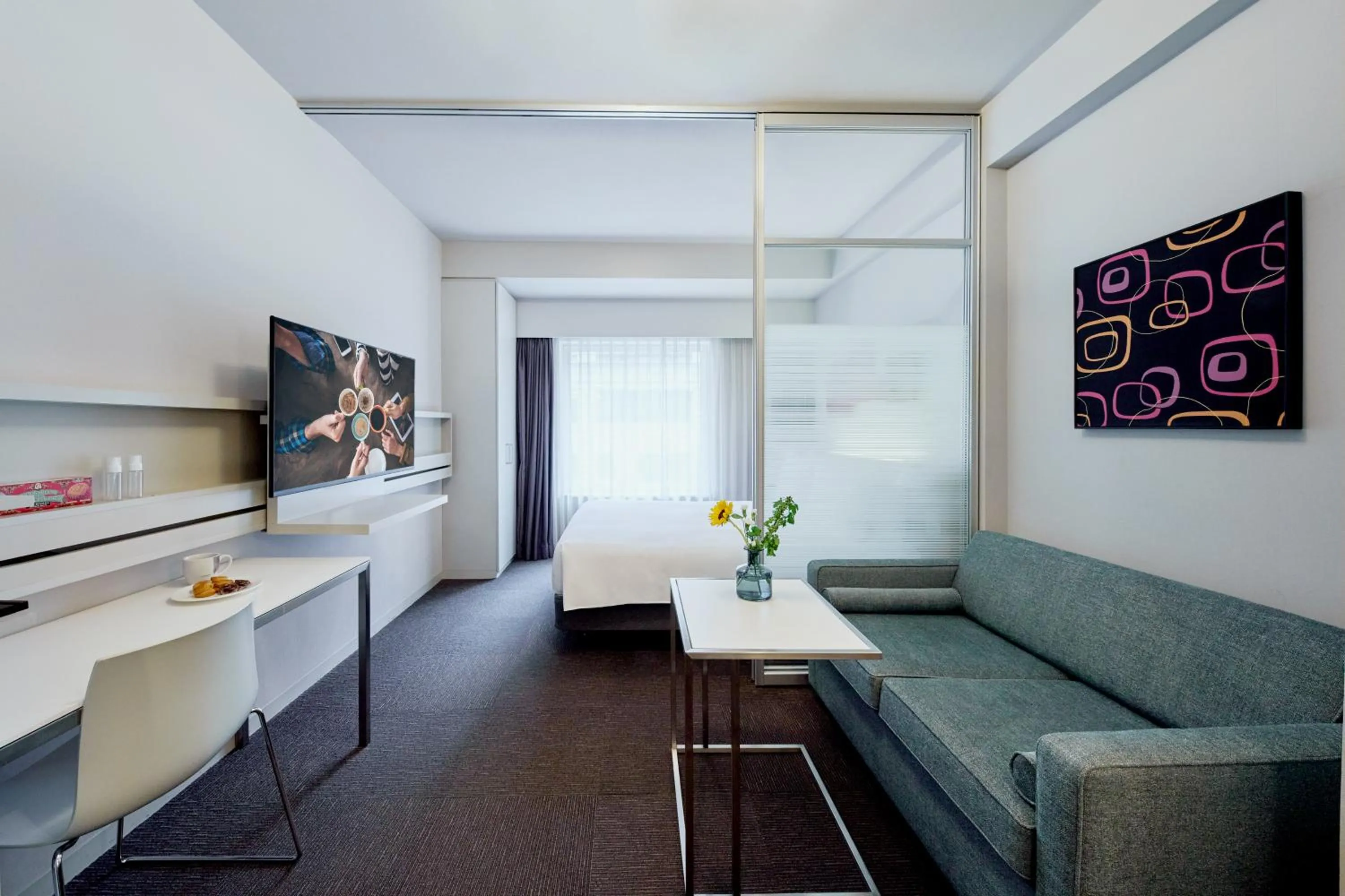 Studio Double Room in Citadines Shinjuku Tokyo