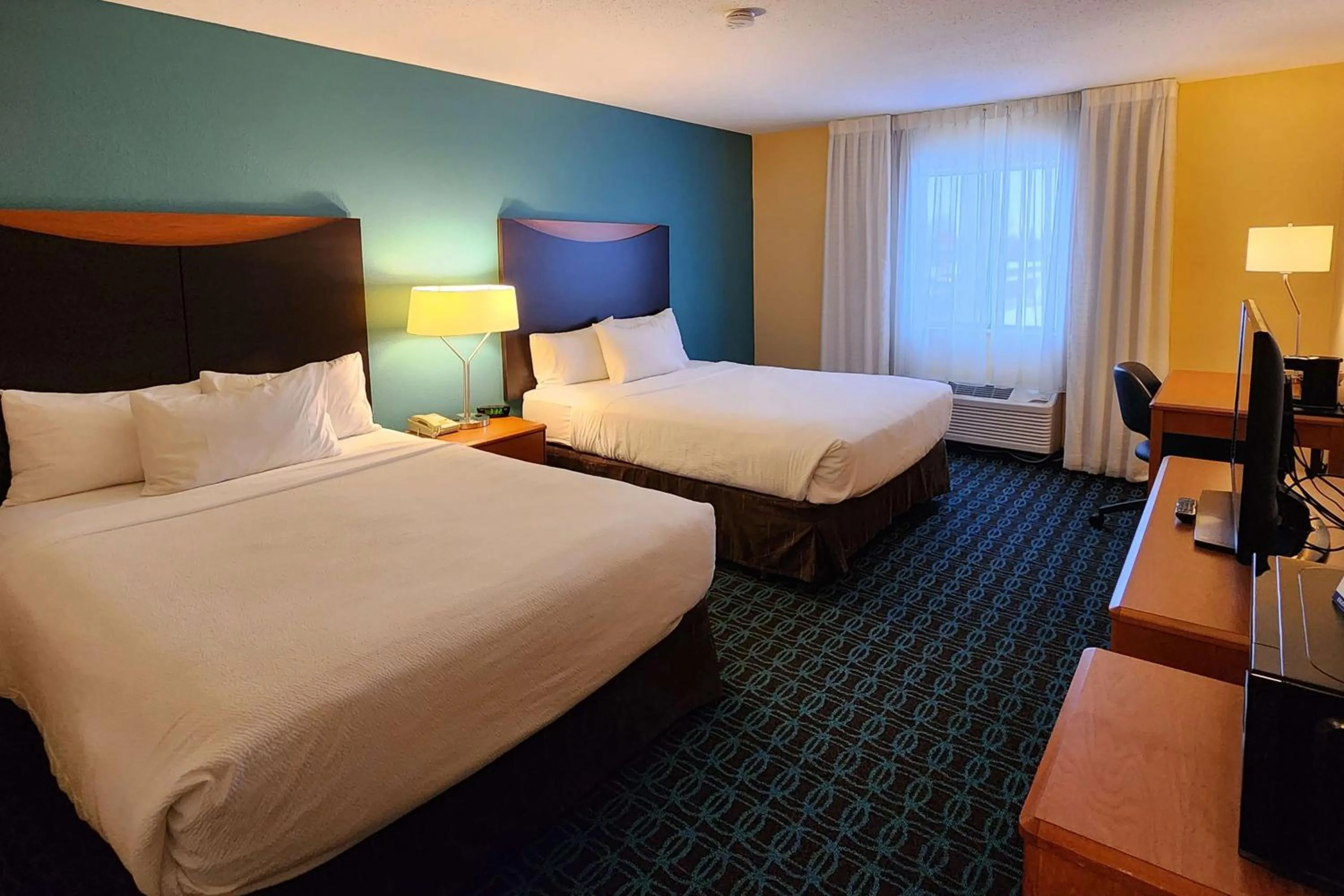 Queen Room with Two Queen Beds and Roll-in Shower - Mobility Accessible/Non-Smoking in Fairfield Inn & Suites St. Cloud
