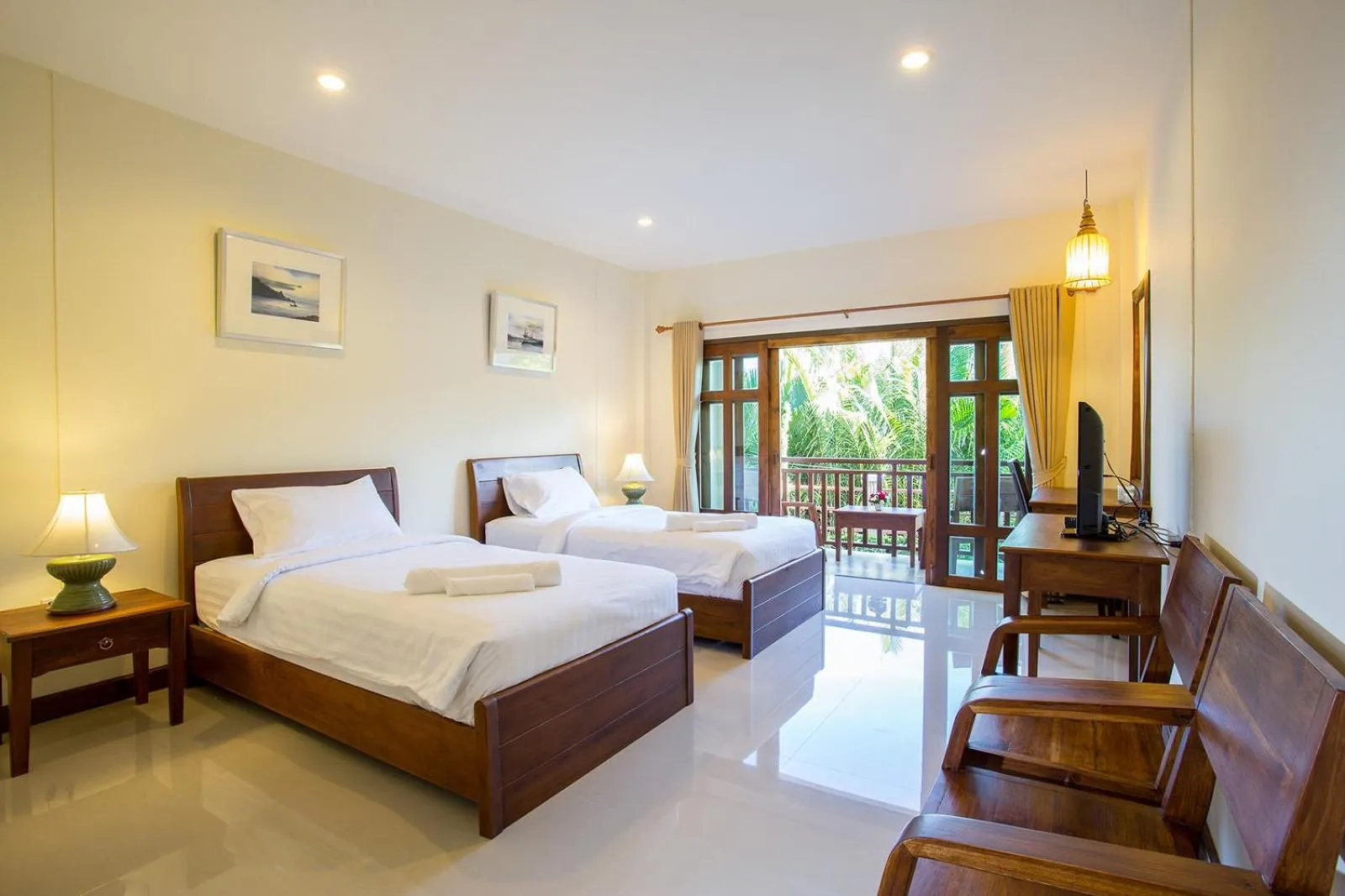 Twin Room with Balcony in Oh Amphawa Boutique Resort