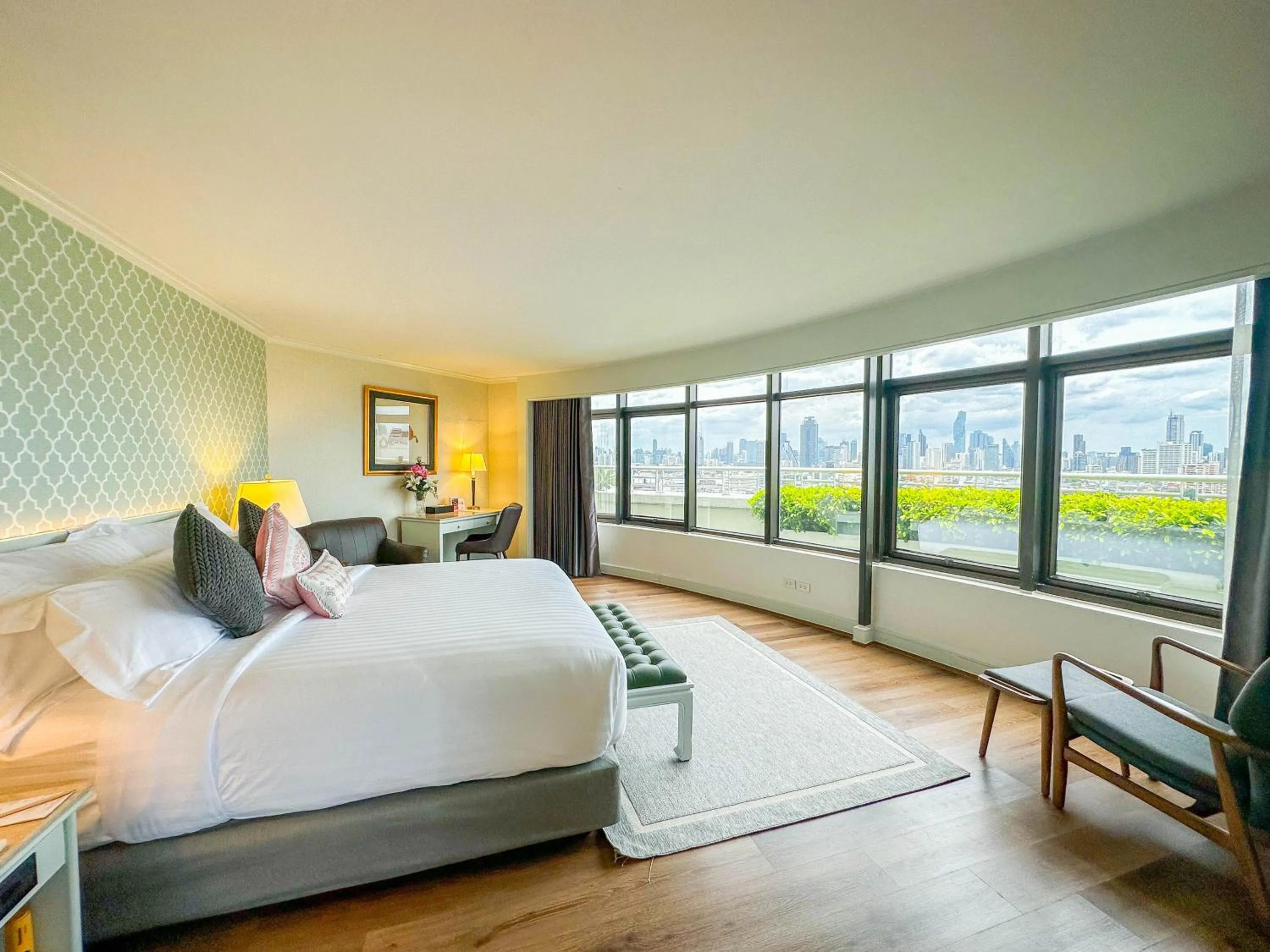 Suite River View Balcony in Grand China Bangkok