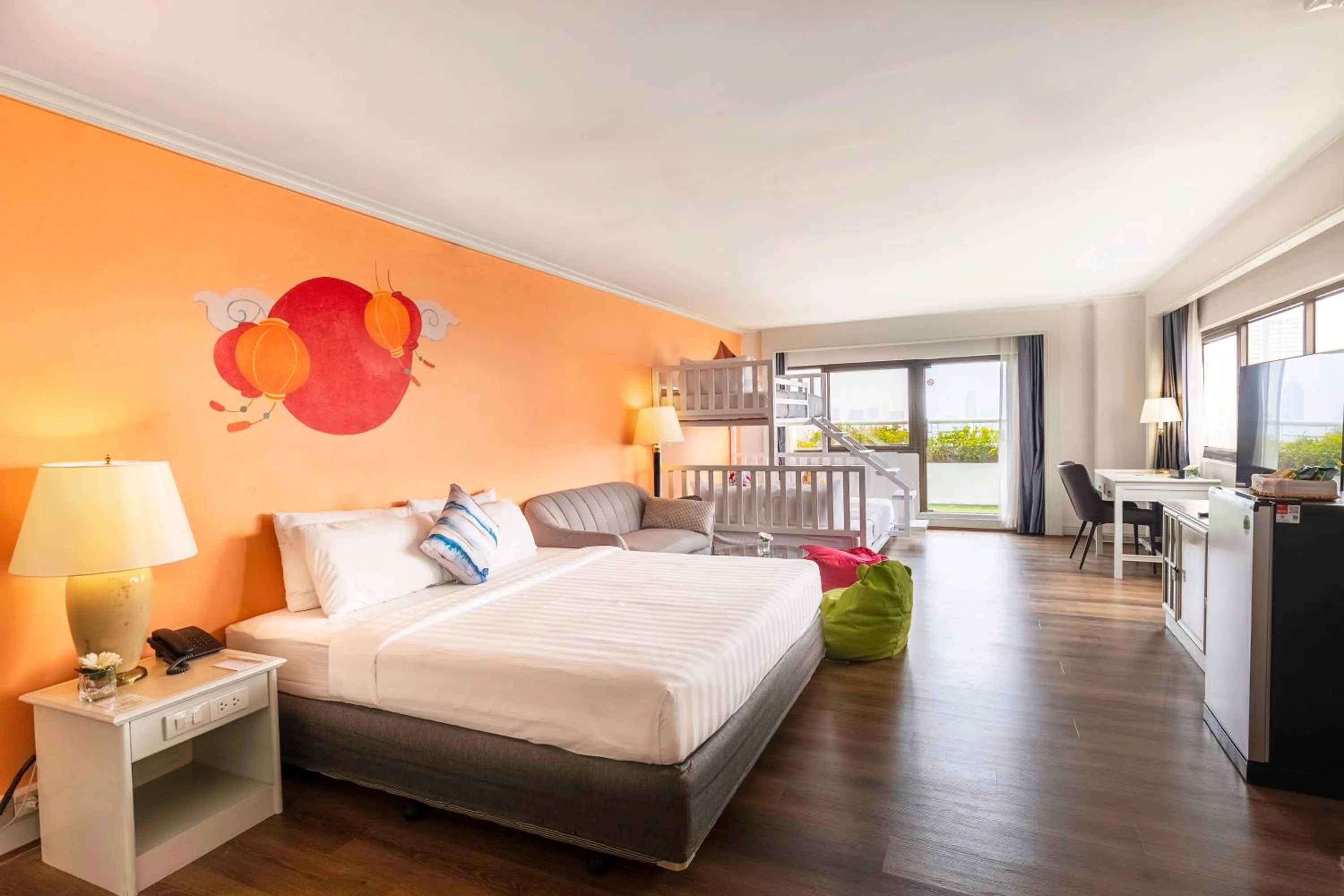 Junior Club Suite Balcony in Grand China Bangkok