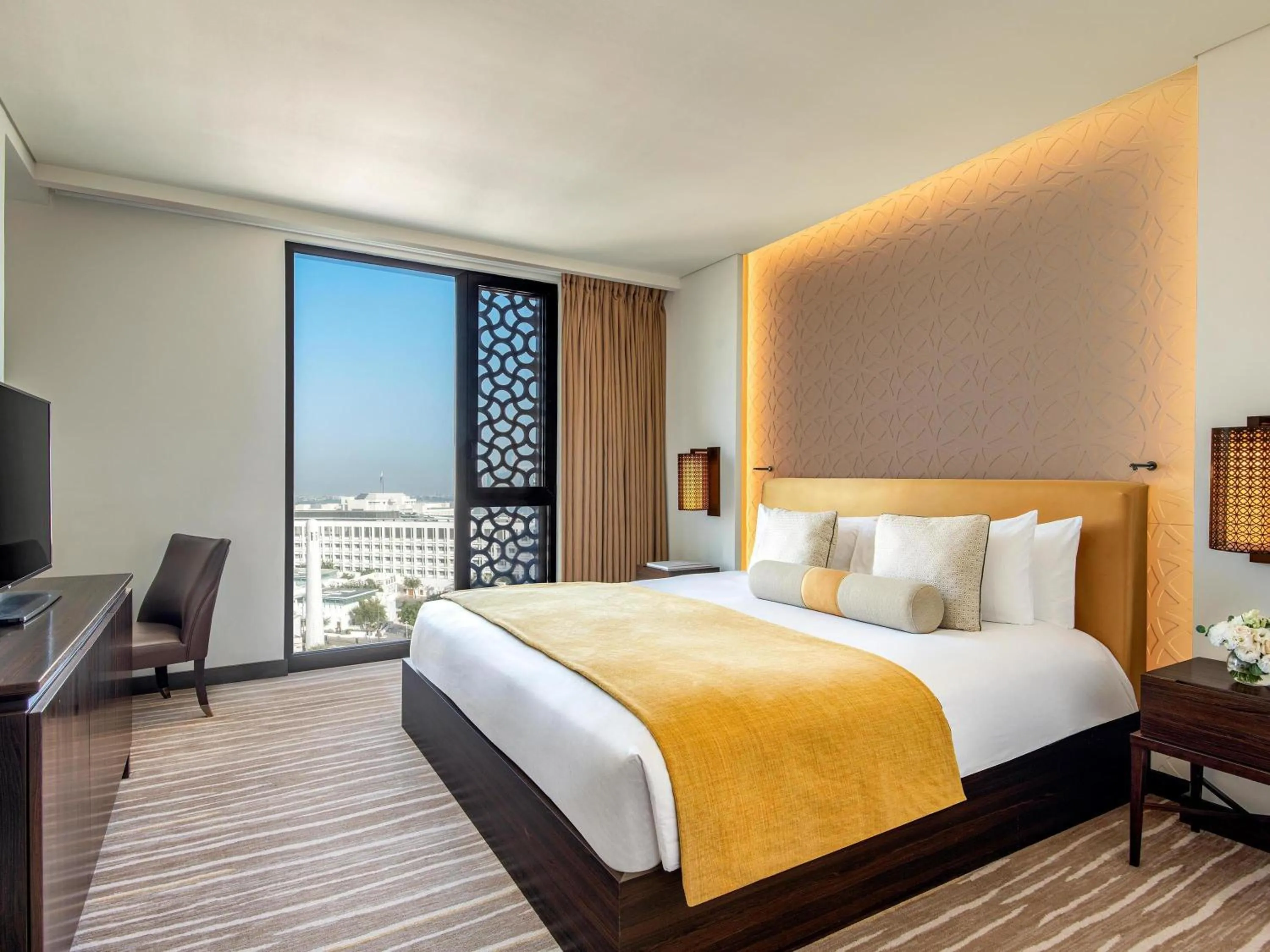 One-Bedroom Deluxe King Suite in Alwadi Hotel Doha - MGallery Collection