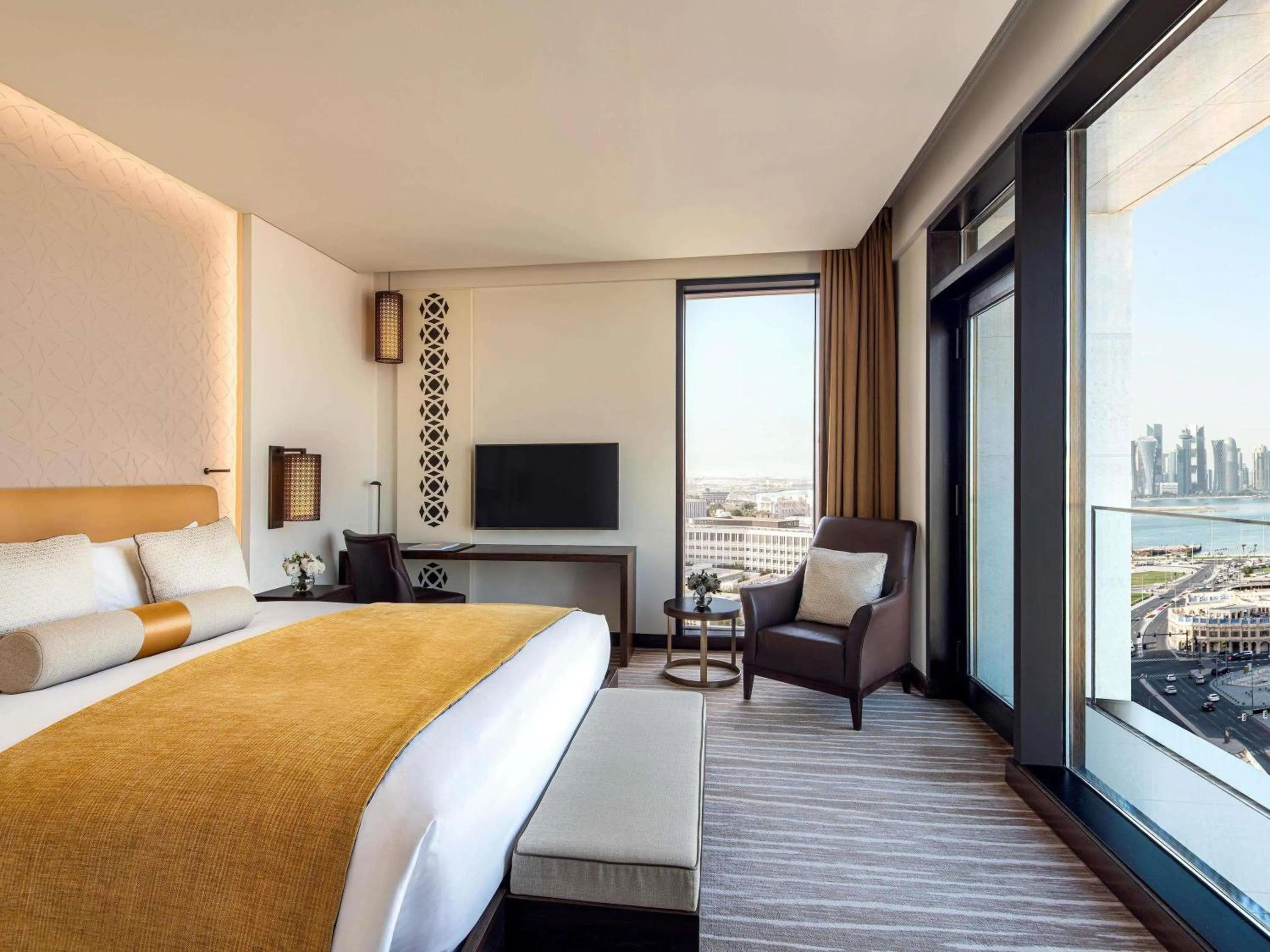 Deluxe King Room with Balcony in Alwadi Hotel Doha - MGallery Collection