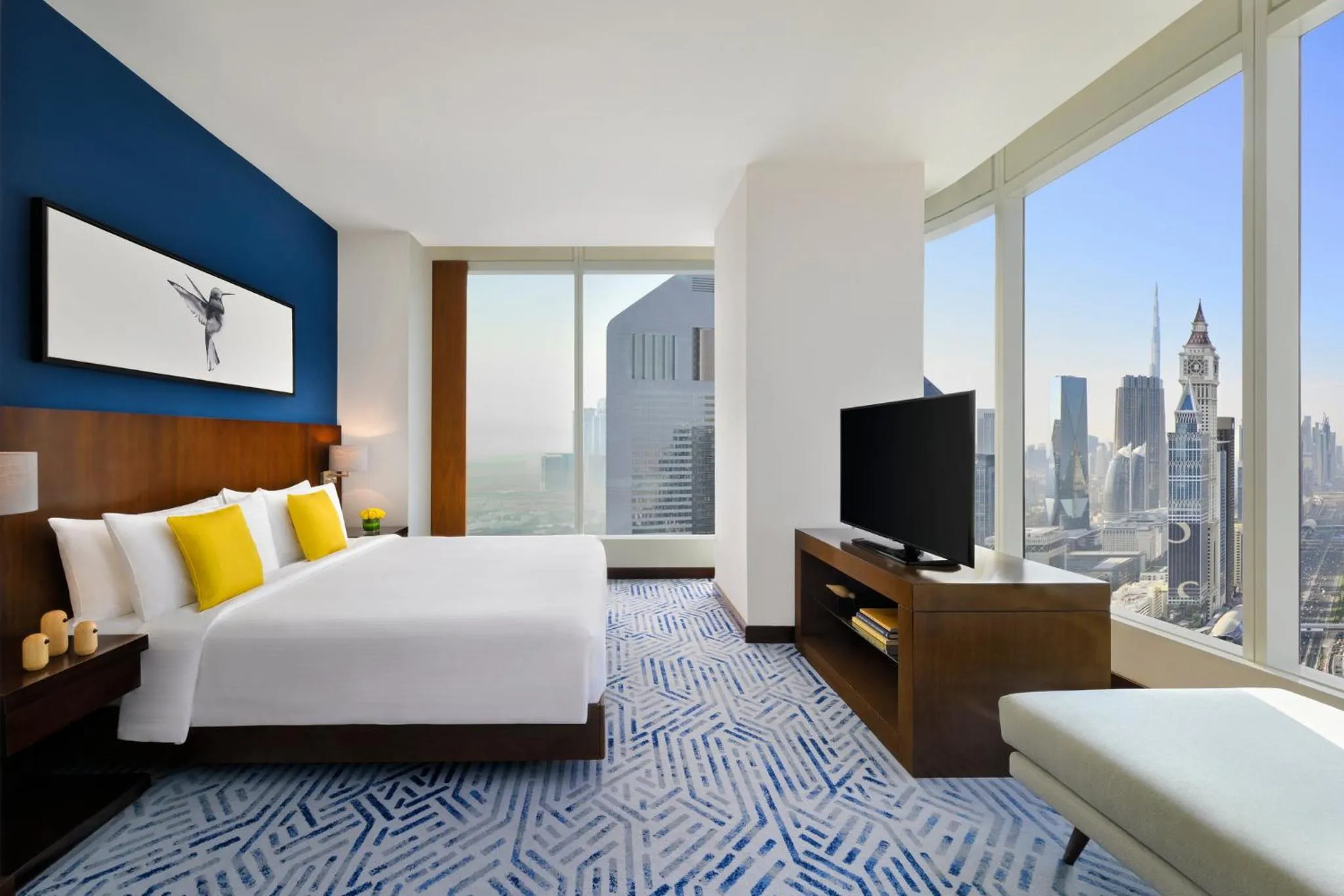 Premium Club King Room with Skyline View in voco Dubai by IHG
