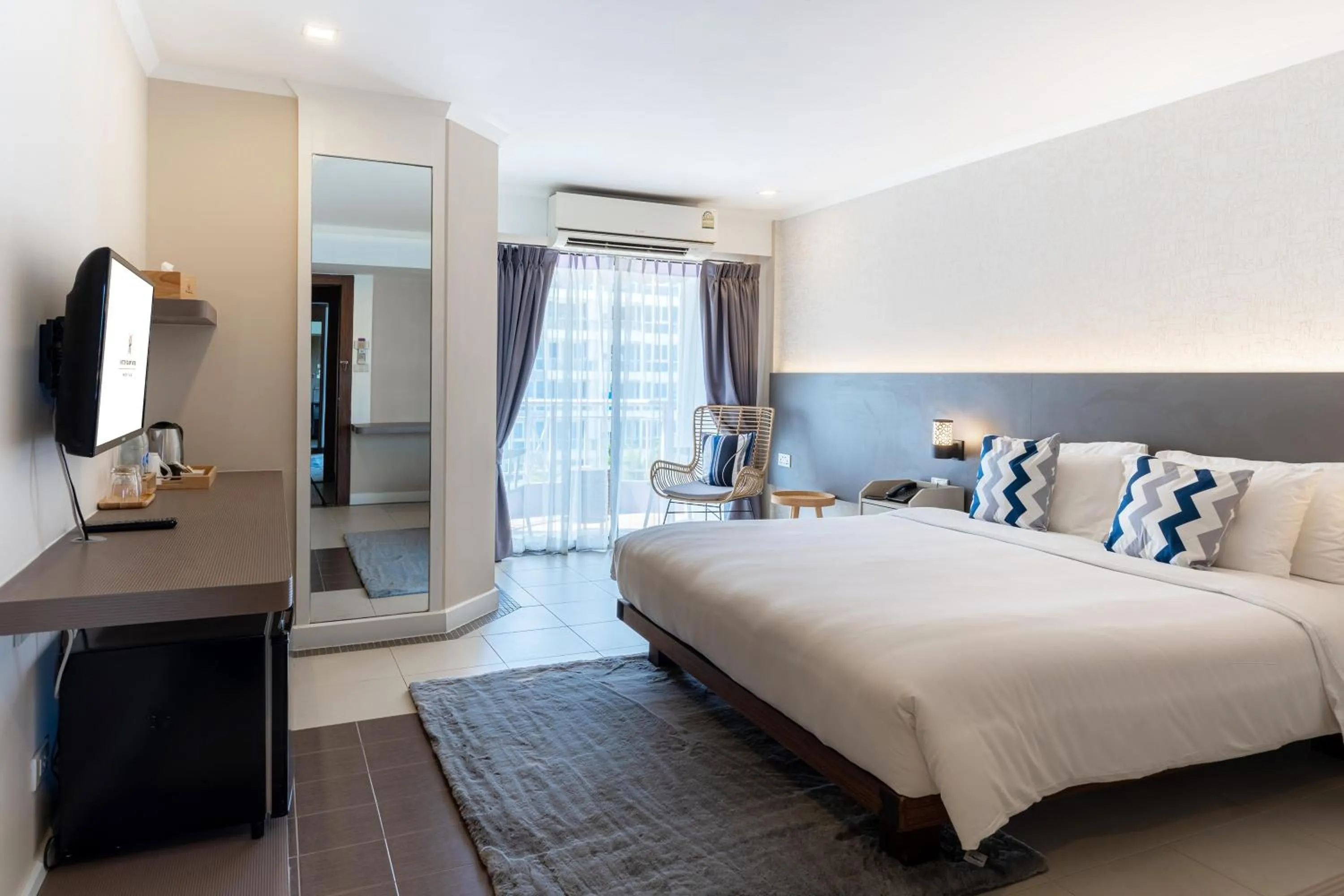 Deluxe Double Room with Balcony in Heeton Concept Hotel Pattaya by Compass Hospitality