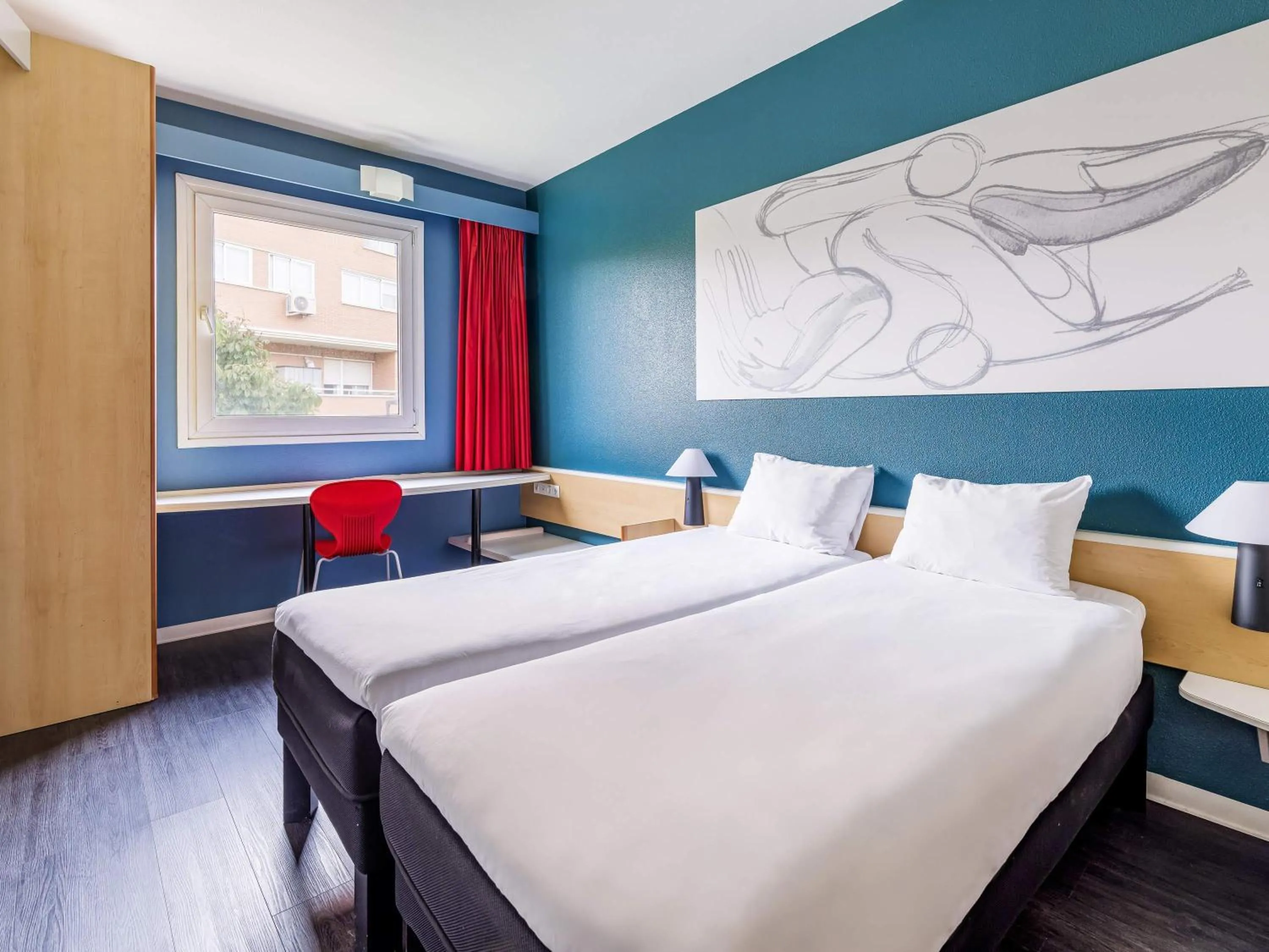 Twin Room in Ibis Madrid Getafe