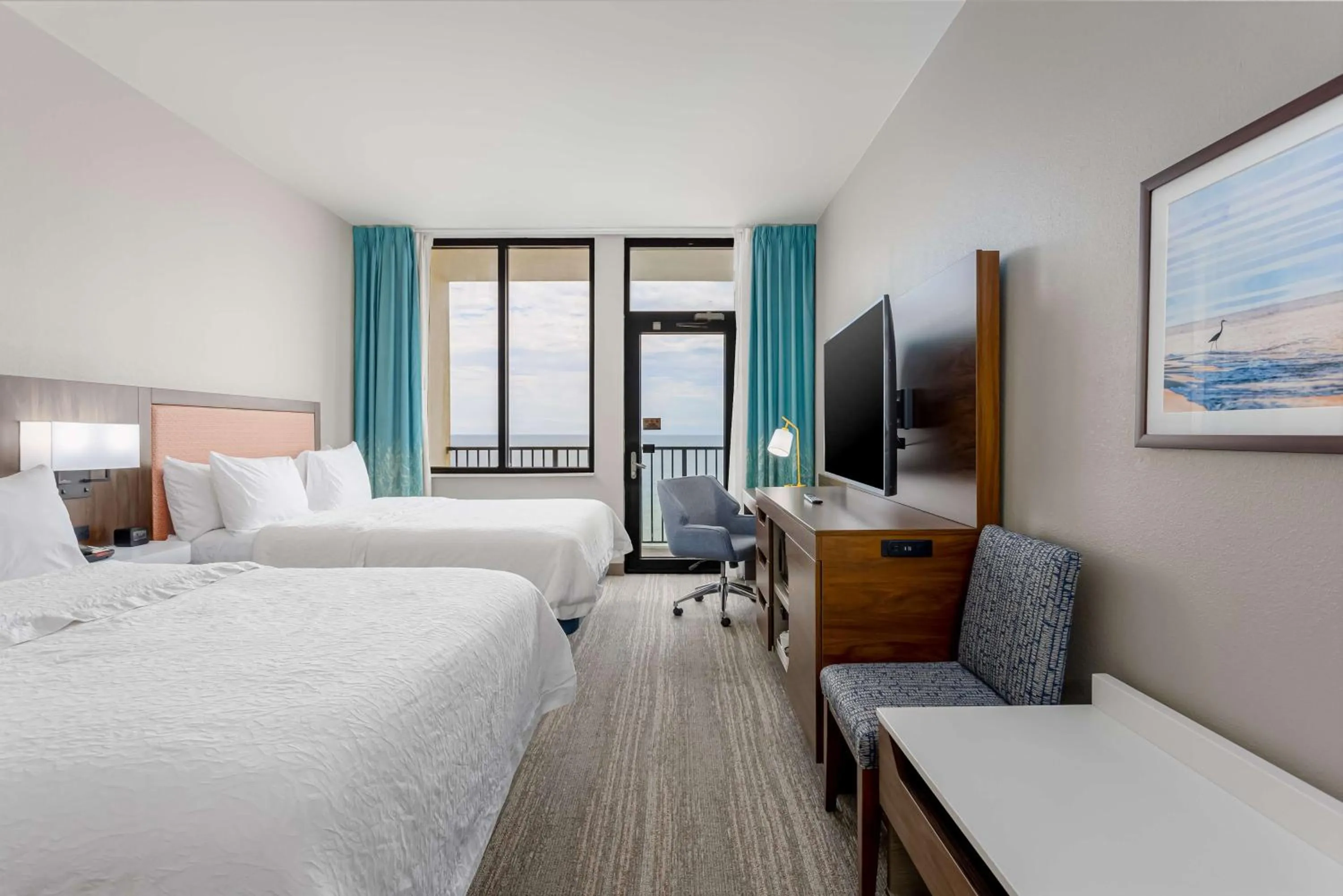 Queen Room with Two Queen Beds and Ocean View in Hampton Inn & Suites - Orange Beach