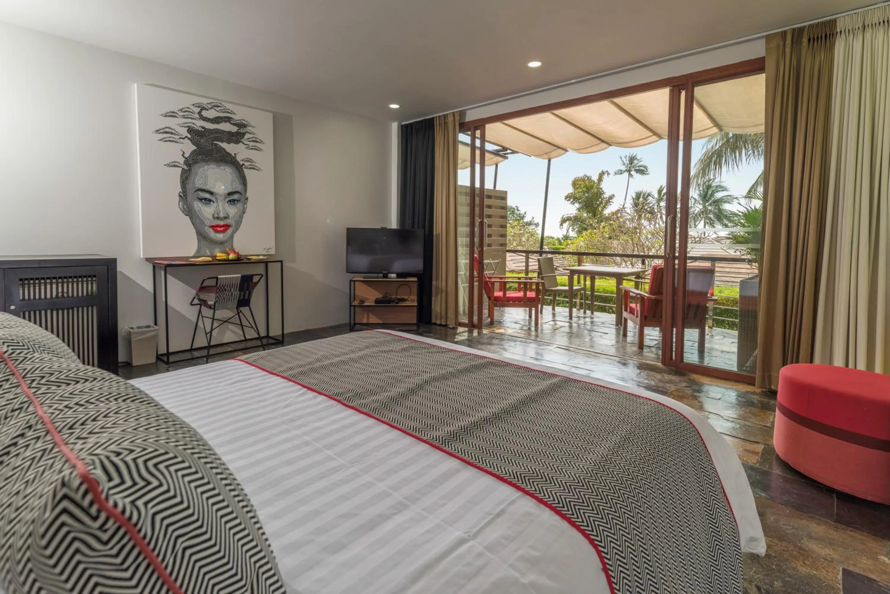 Double Room with Balcony in The Sunset Beach Resort & Spa, Taling Ngam, Ko Samui