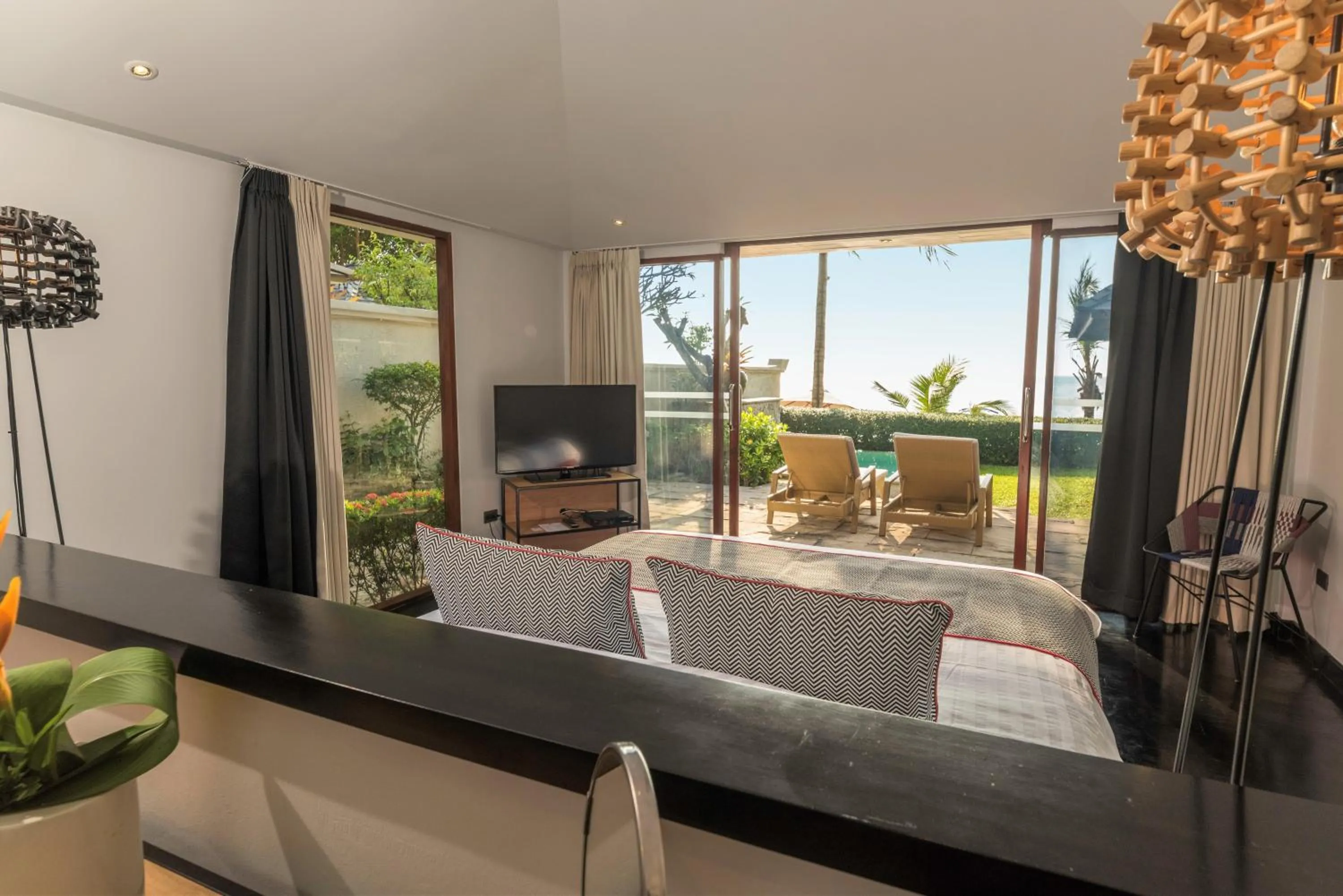 Beach Front Villa with Private Pool in The Sunset Beach Resort & Spa, Taling Ngam, Ko Samui