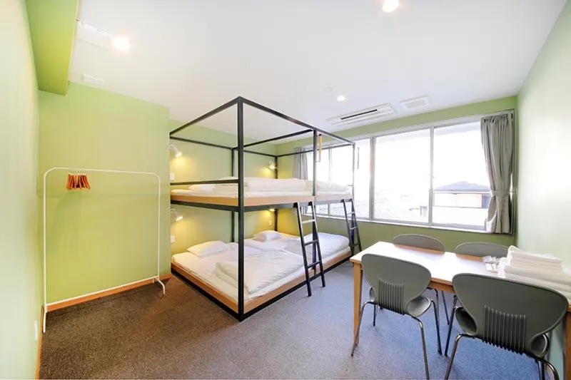 Quadruple Room with Shared Bathroom in R Star Hostel Kyoto