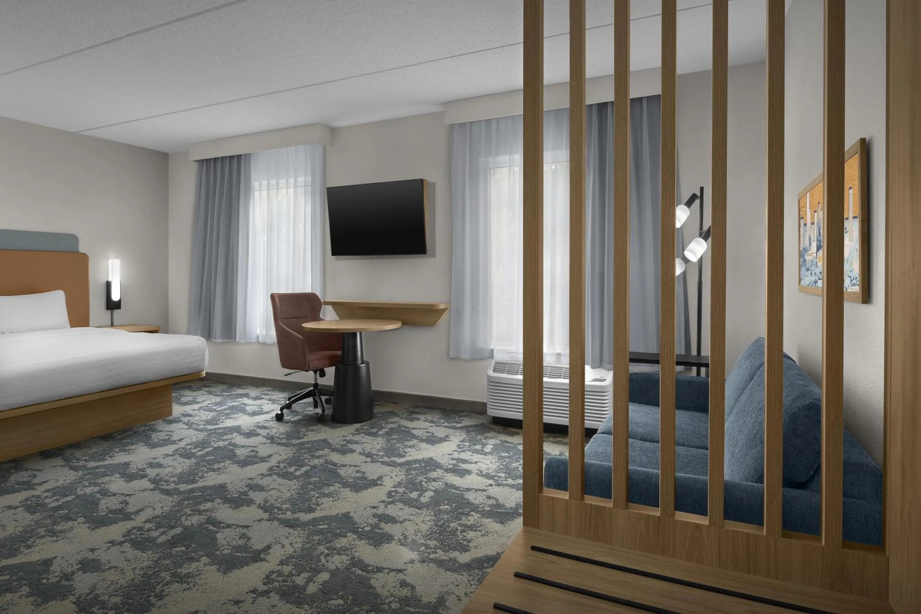 King Studio Suite - Non Smoking in Hampton Inn & Suites Huntersville