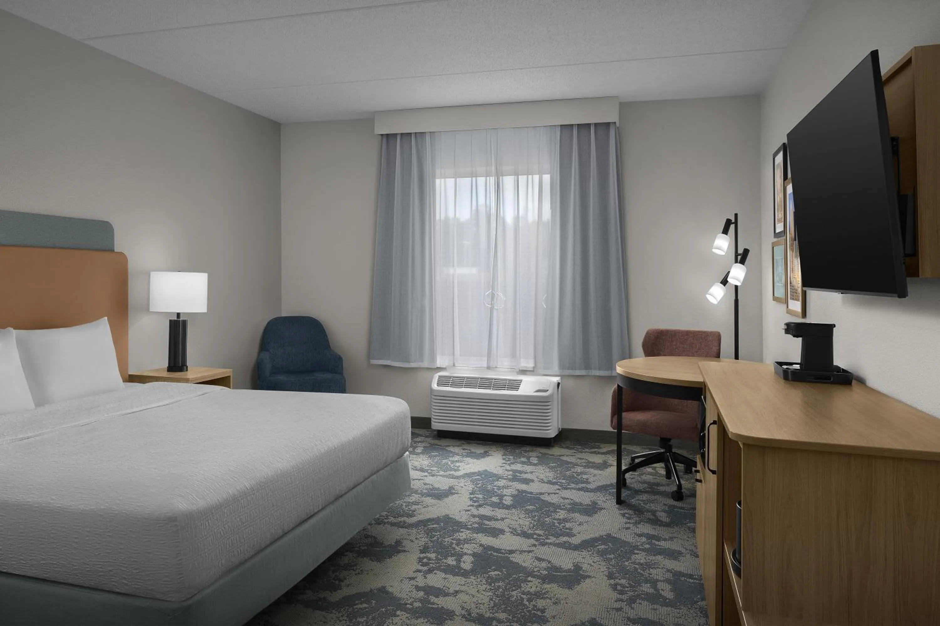 King Room with Accessible Tub - Mobility and Hearing Access/Non-Smoking in Hampton Inn & Suites Huntersville