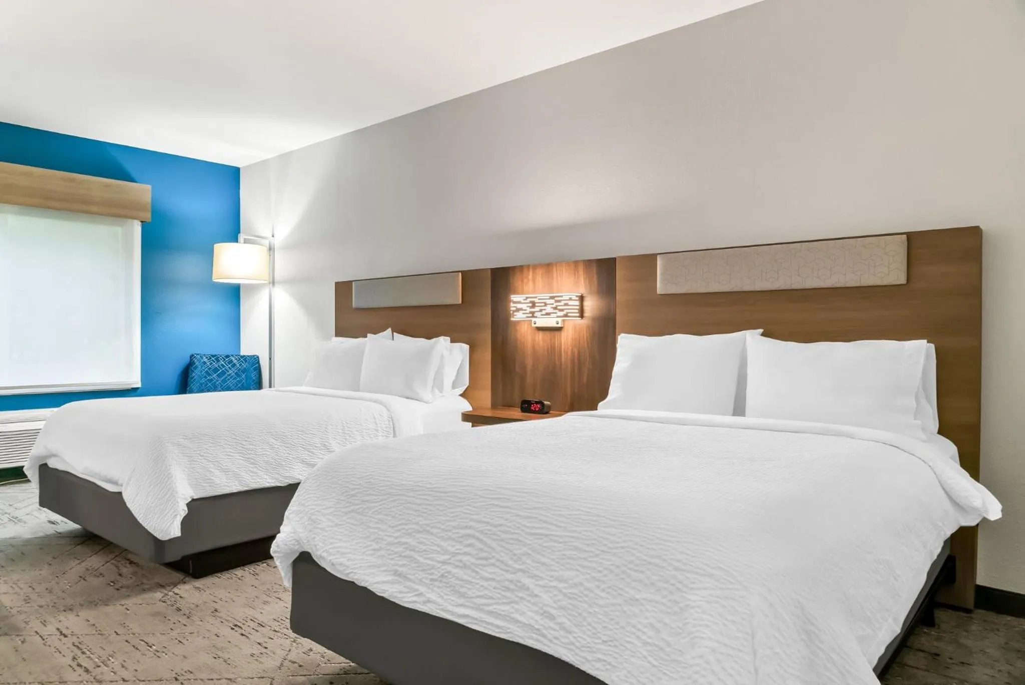 Queen Room with Two Queen Beds - Disability Access with Roll In Shower in Holiday Inn Express Lapeer by IHG