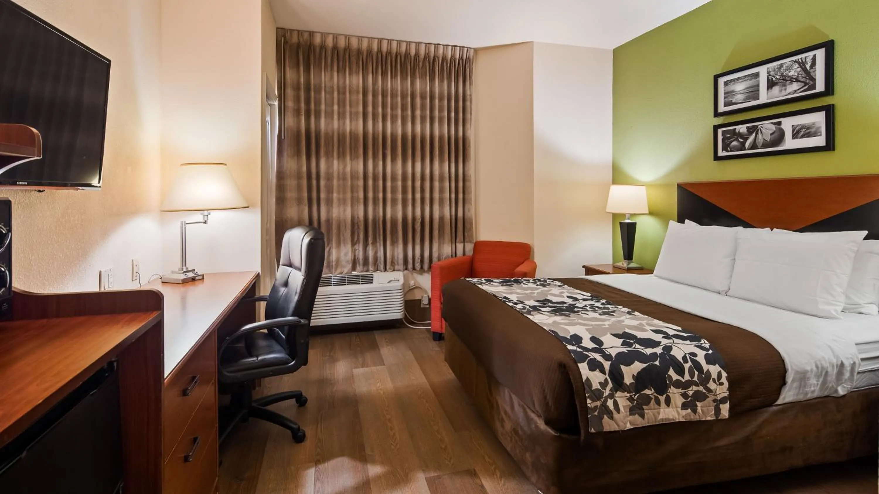 Queen Room with Mobility Accessible Walk-In Shower in Wingate by Wyndham Macon West I-475