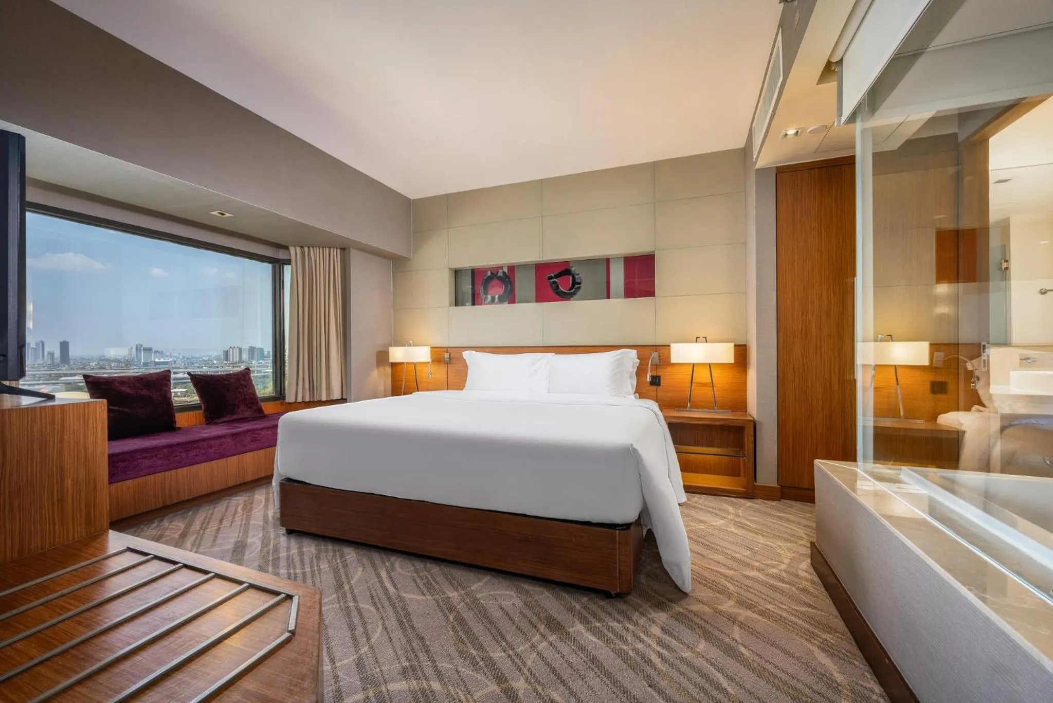 Premium Deluxe Suite Club King in Centara Grand at Central Plaza Ladprao Bangkok