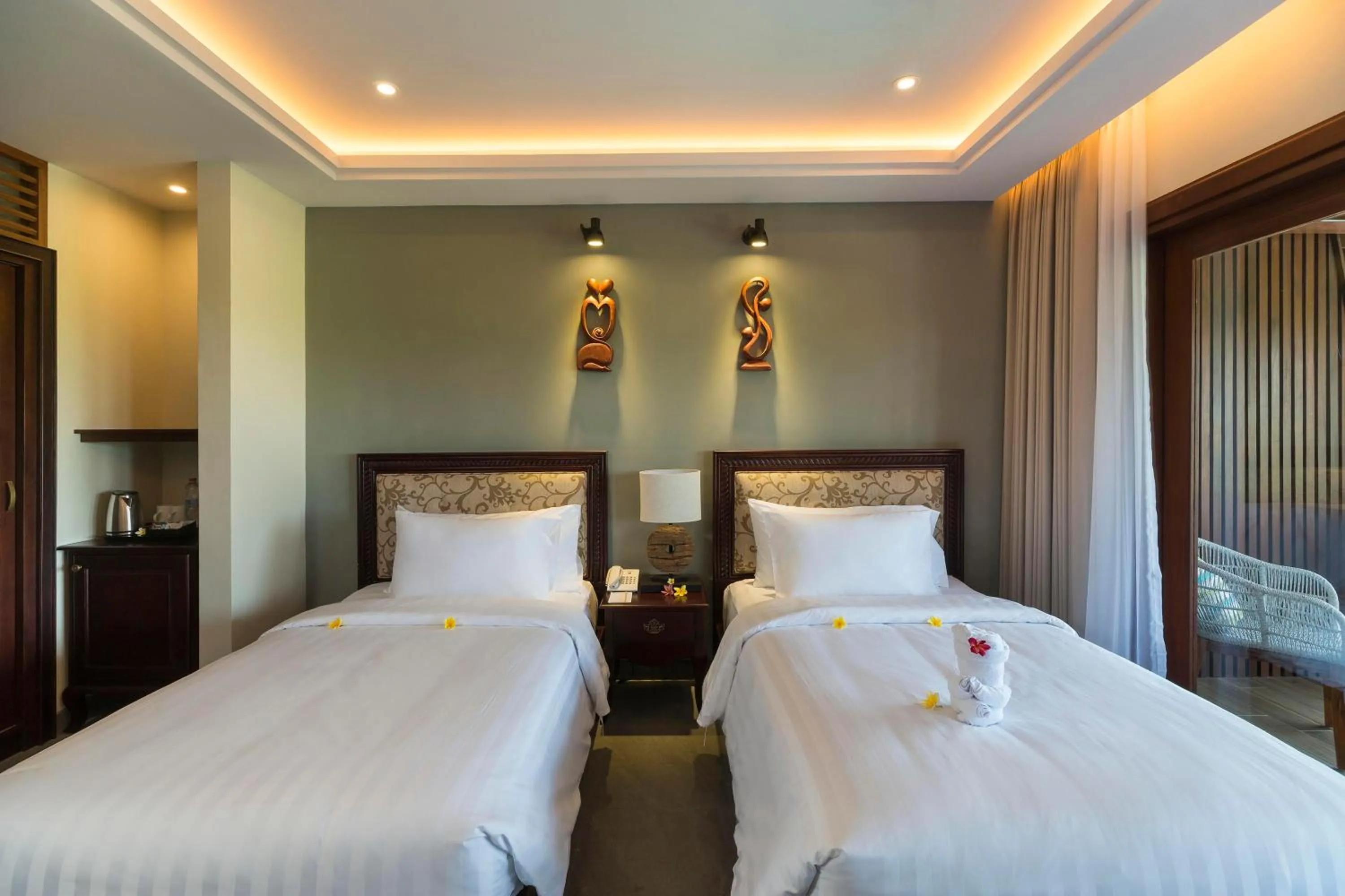 Suite Twin Room with Pool View in Sense Canggu Beach Hotel