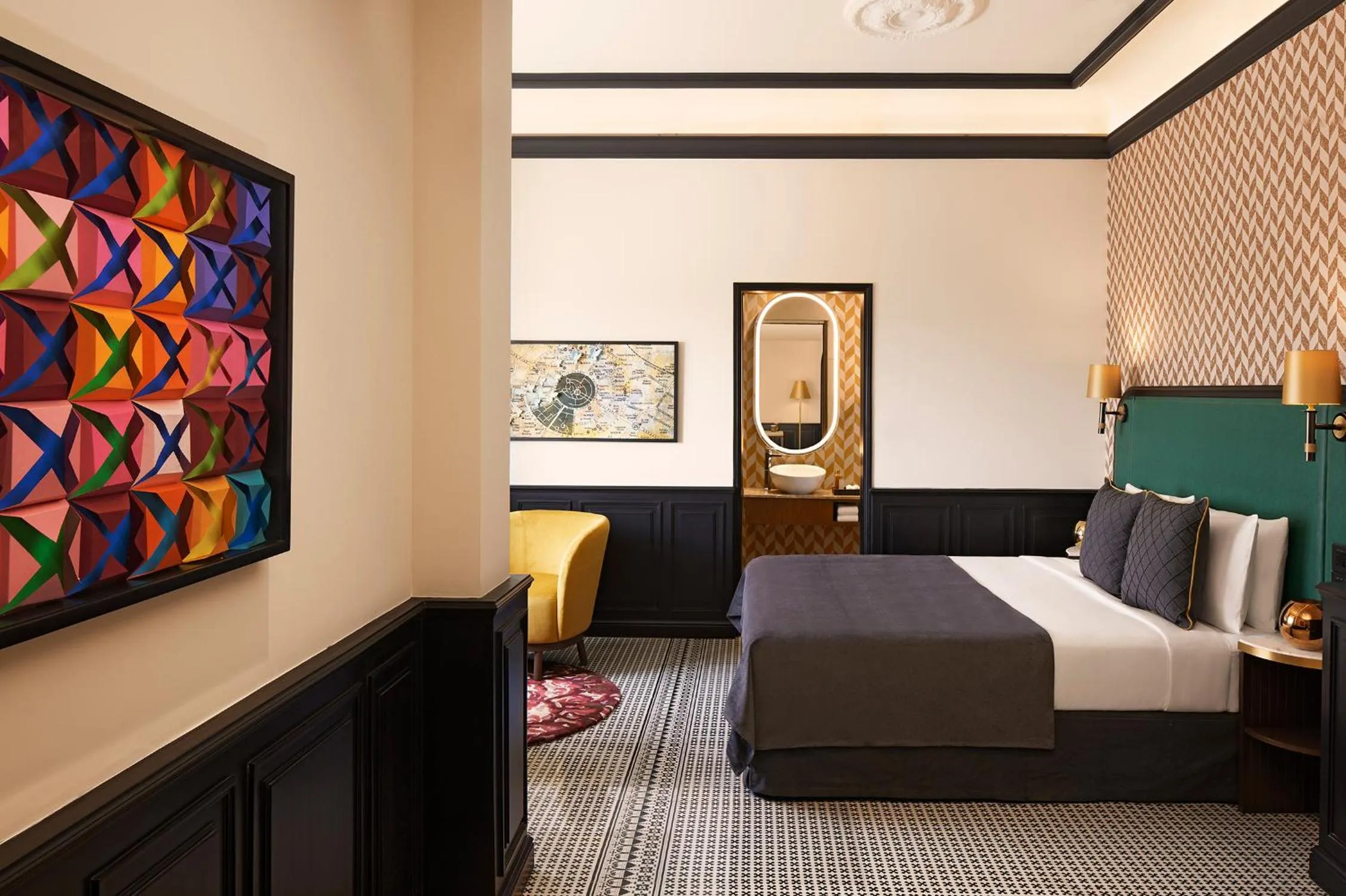 Premium Room, King Bed, 15% disc on food and soft beverage Happy hours (one plus one) from 17:30hrs to 19:30hrs (except on 14th February), 15% discount on Laundry in The Connaught, New Delhi- IHCL SeleQtions