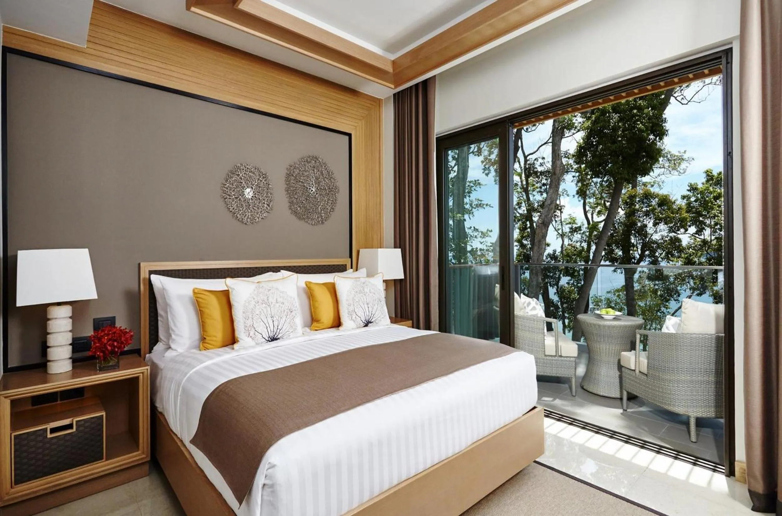 Two-Bedroom Suite with Ocean View with Balcony in Amari Phuket