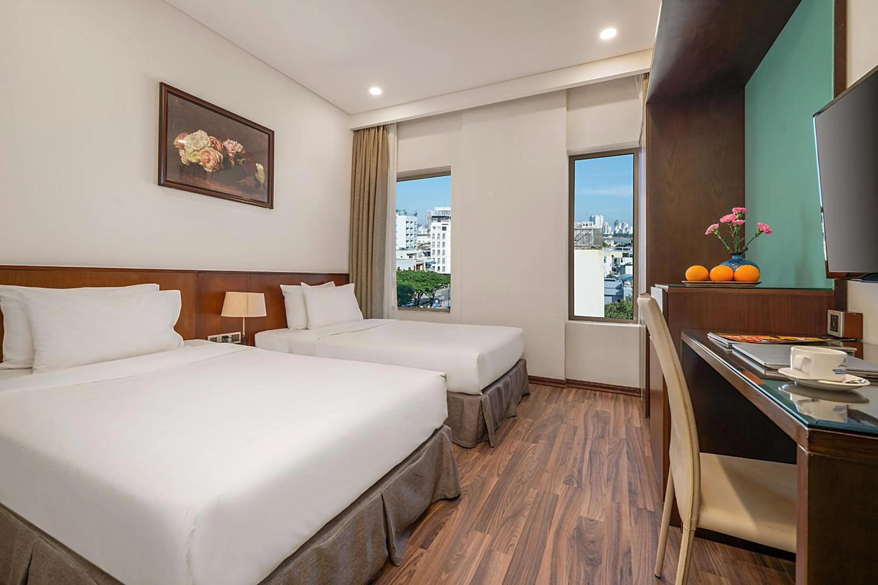 Superior Twin Room with City View in Mitisa Hotel Da Nang - Near Dragon Bridge