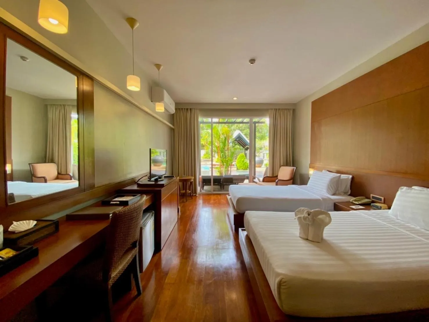 Deluxe Double or Twin Room with Pool View in Mission Hills Phuket Golf Resort-SHA Extra Plus