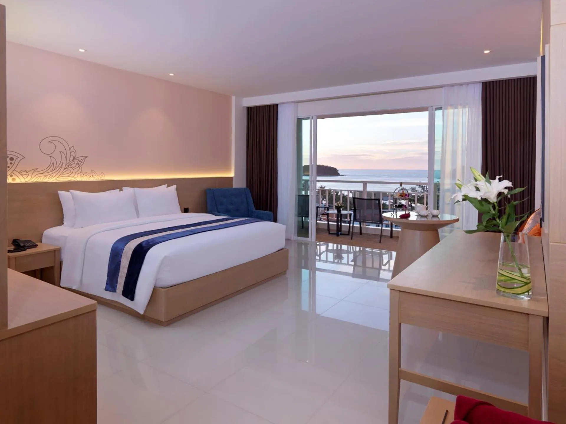 Executive Club Room with Sea View in Chanalai Flora Resort, Kata Beach