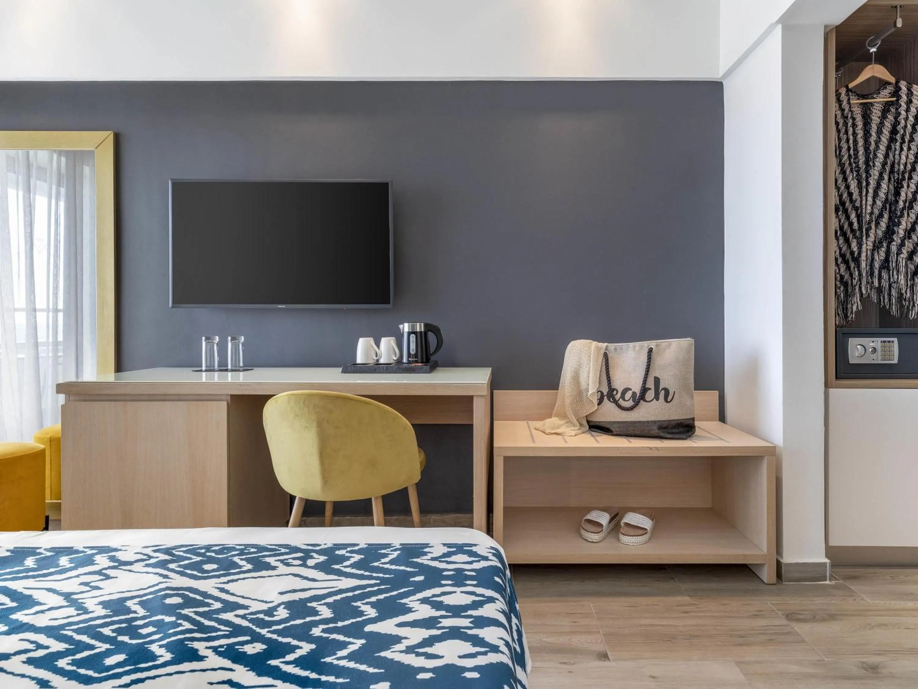 Superior Room with Kingsize bed, single Sofa bed and Balcony  in Mercure Rhodes Alexia Hotel & Spa