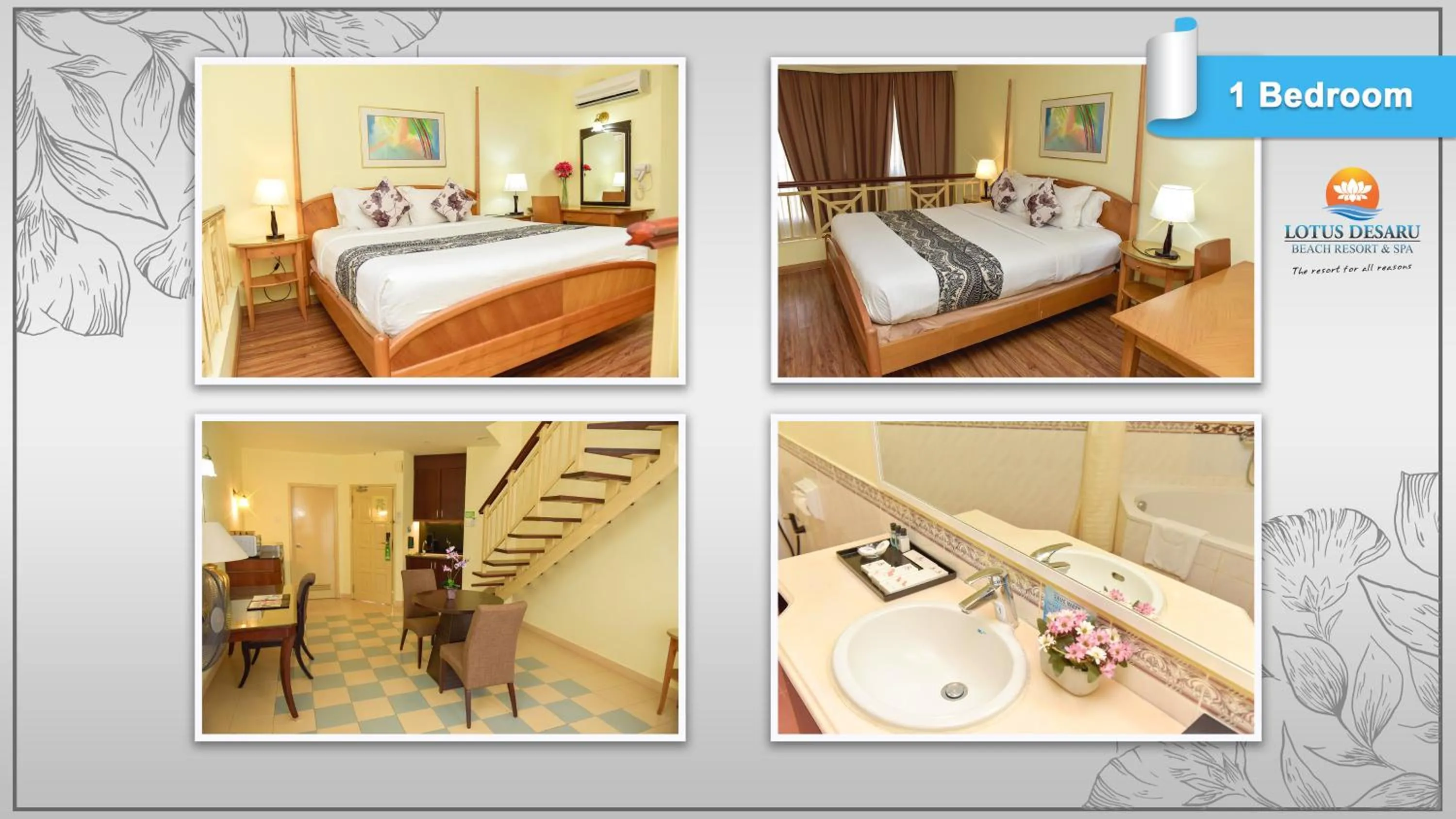 1 Bedroom Duplex Suite in Lotus Desaru Beach Resort & Spa