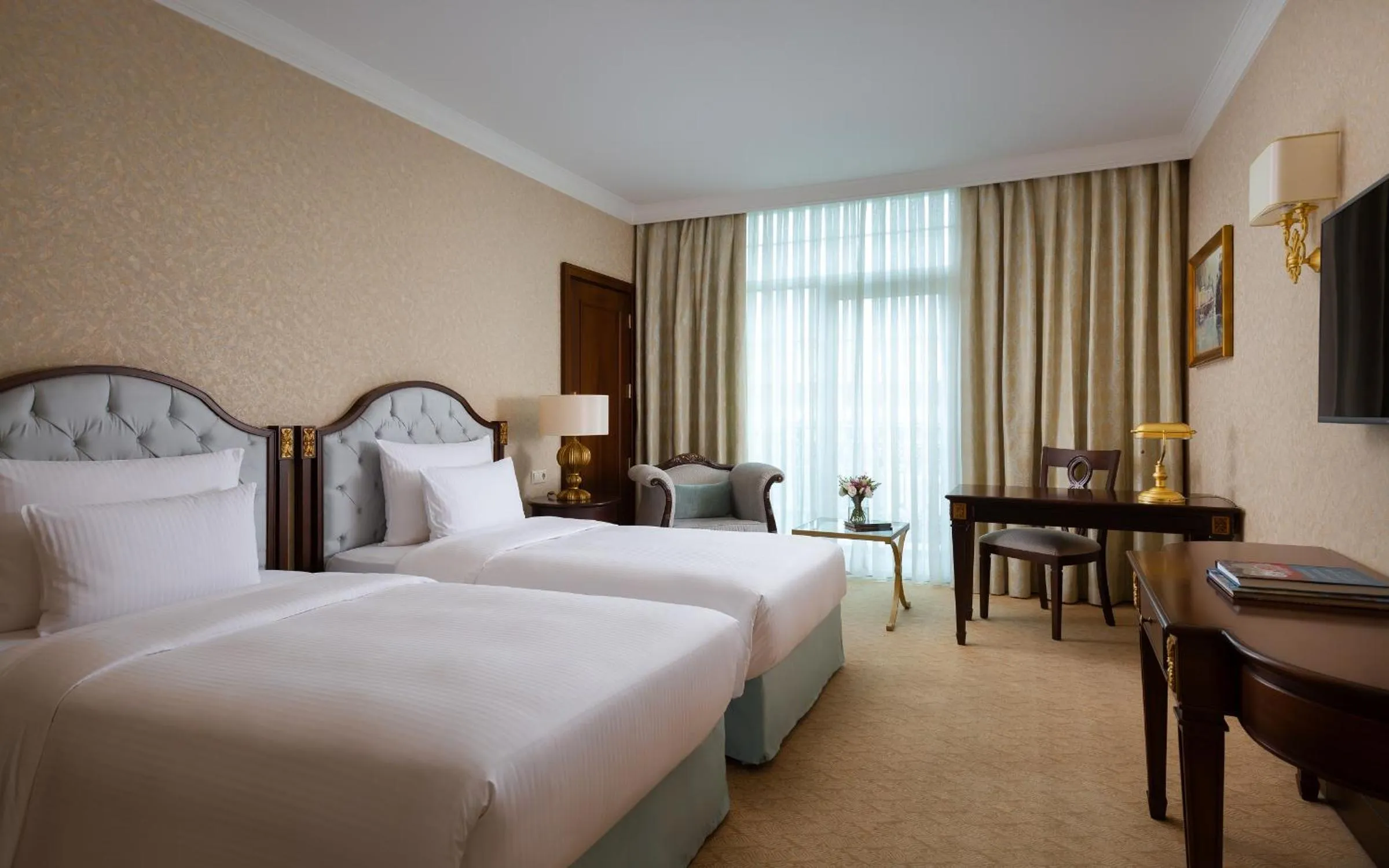 Deluxe Twin Room with City View in Rixos Almaty
