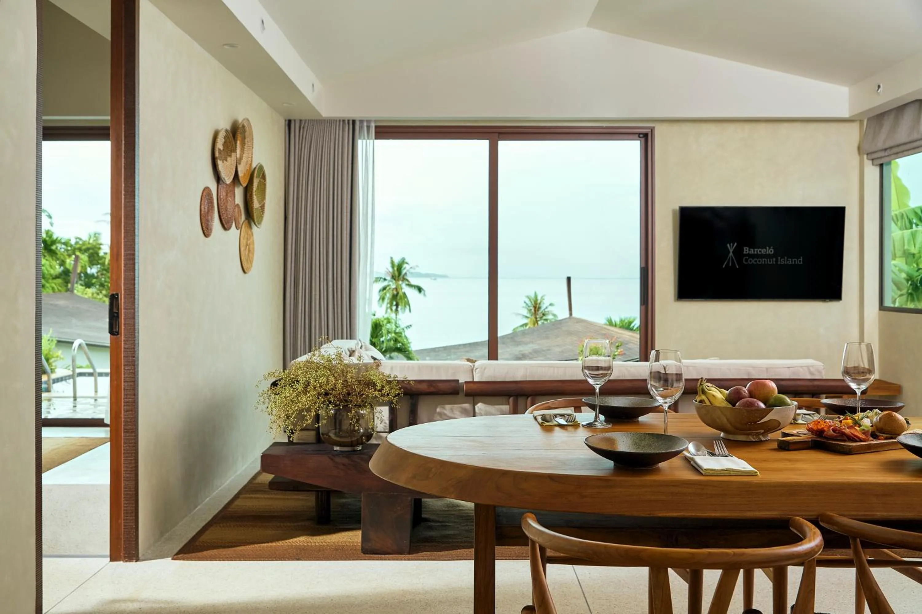 LUX 2-Bedroom Sea View Pool Villa with Unlimited Free 24-Hour Water Shuttle Service in Barcelo Coconut Island, Phuket