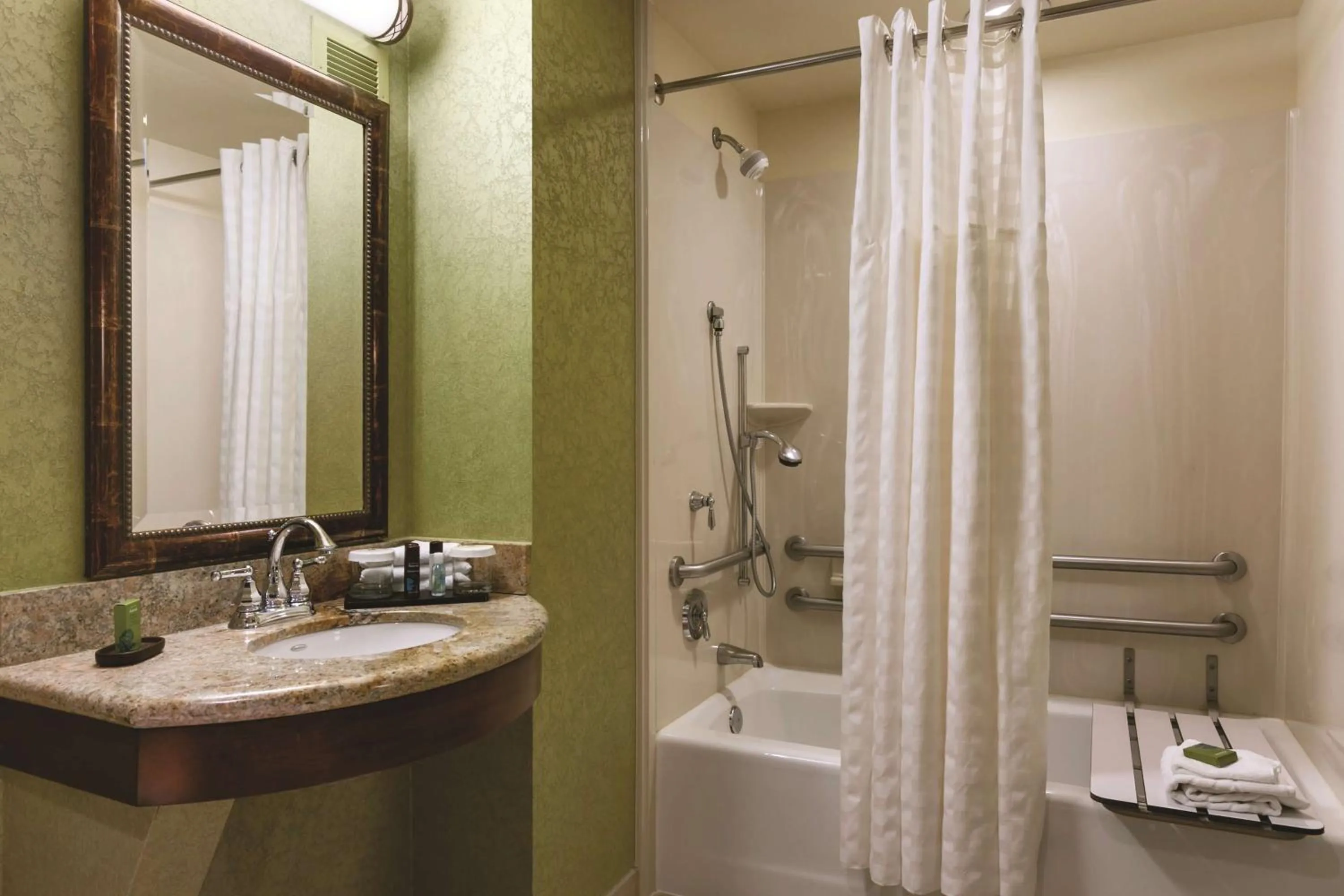 One-Bedroom King Suite - Disability Access with Tub/Non-Smoking in Embassy Suites Omaha- La Vista/ Hotel & Conference Center