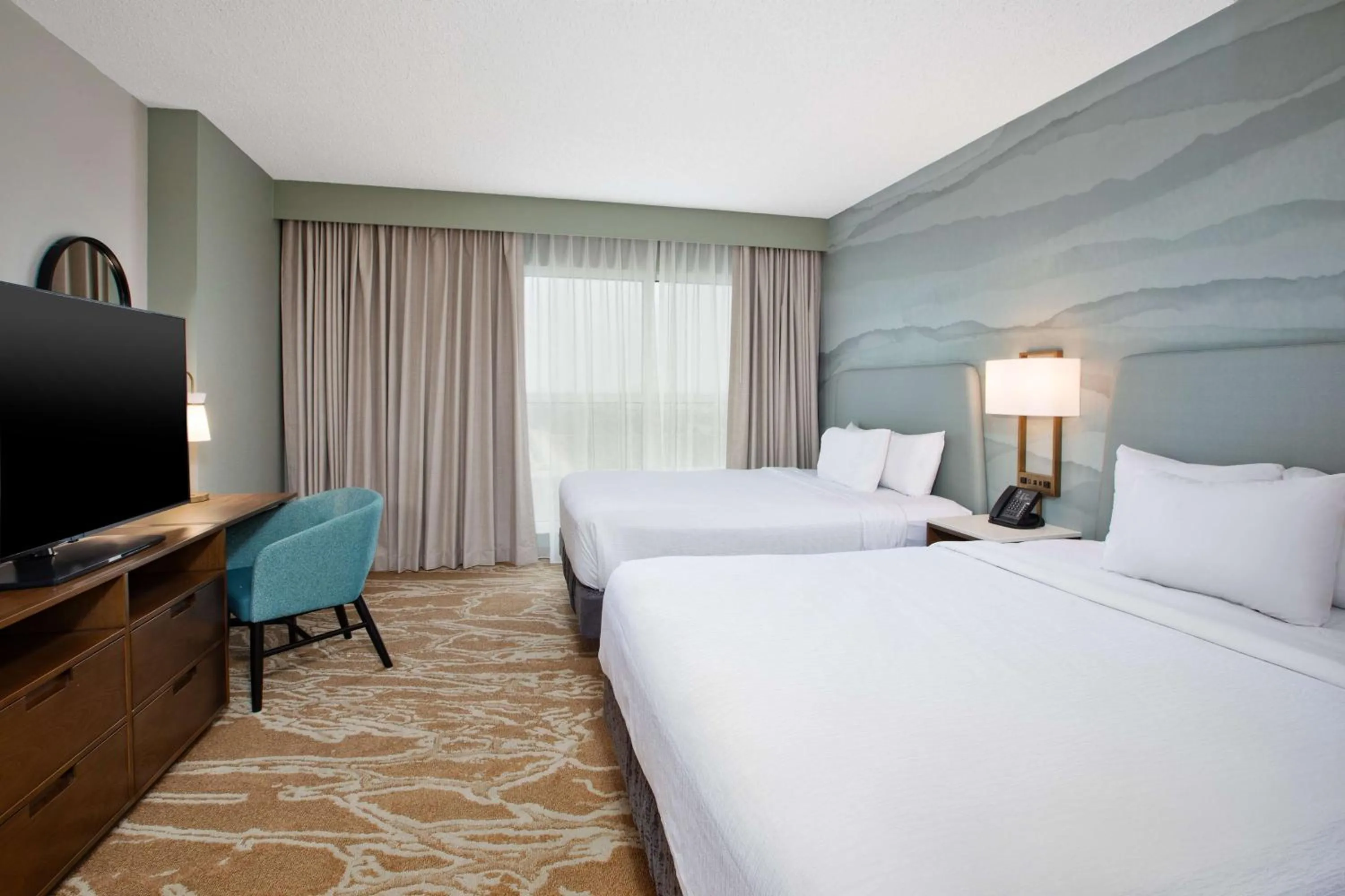 Suite with Two Queen Beds - Mobility and Hearing Access/Non-Smoking in Embassy Suites San Marcos Hotel Conference Center