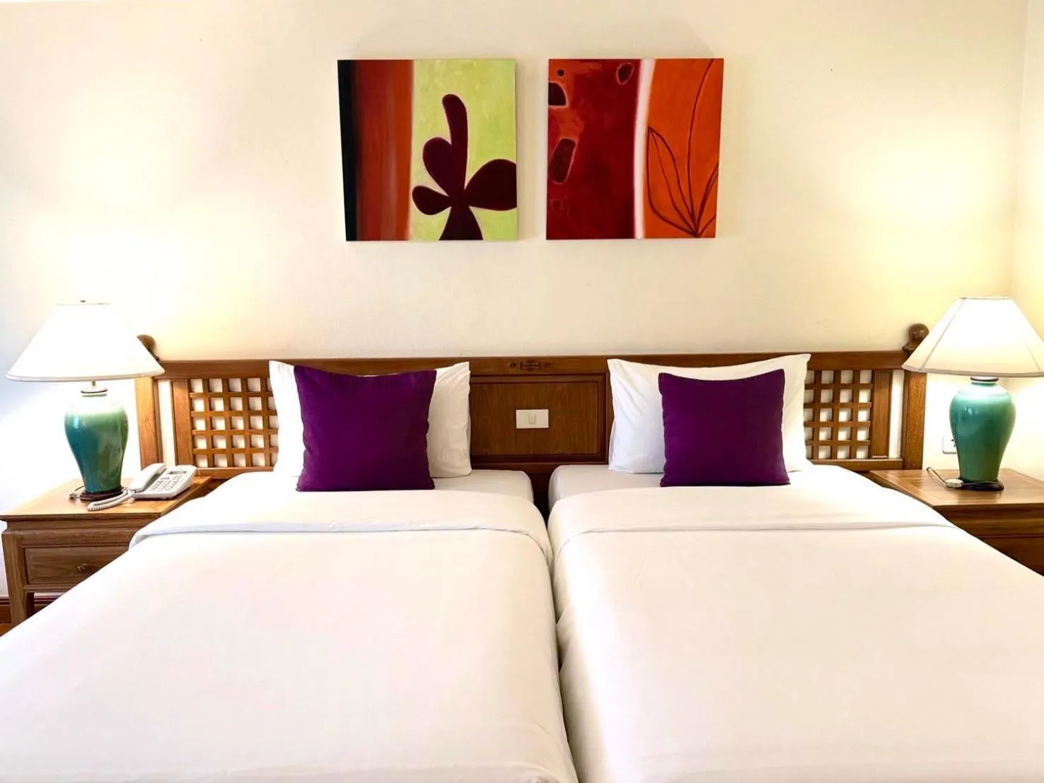 Premium Deluxe Twin Room in Silom Serene A Boutique Hotel