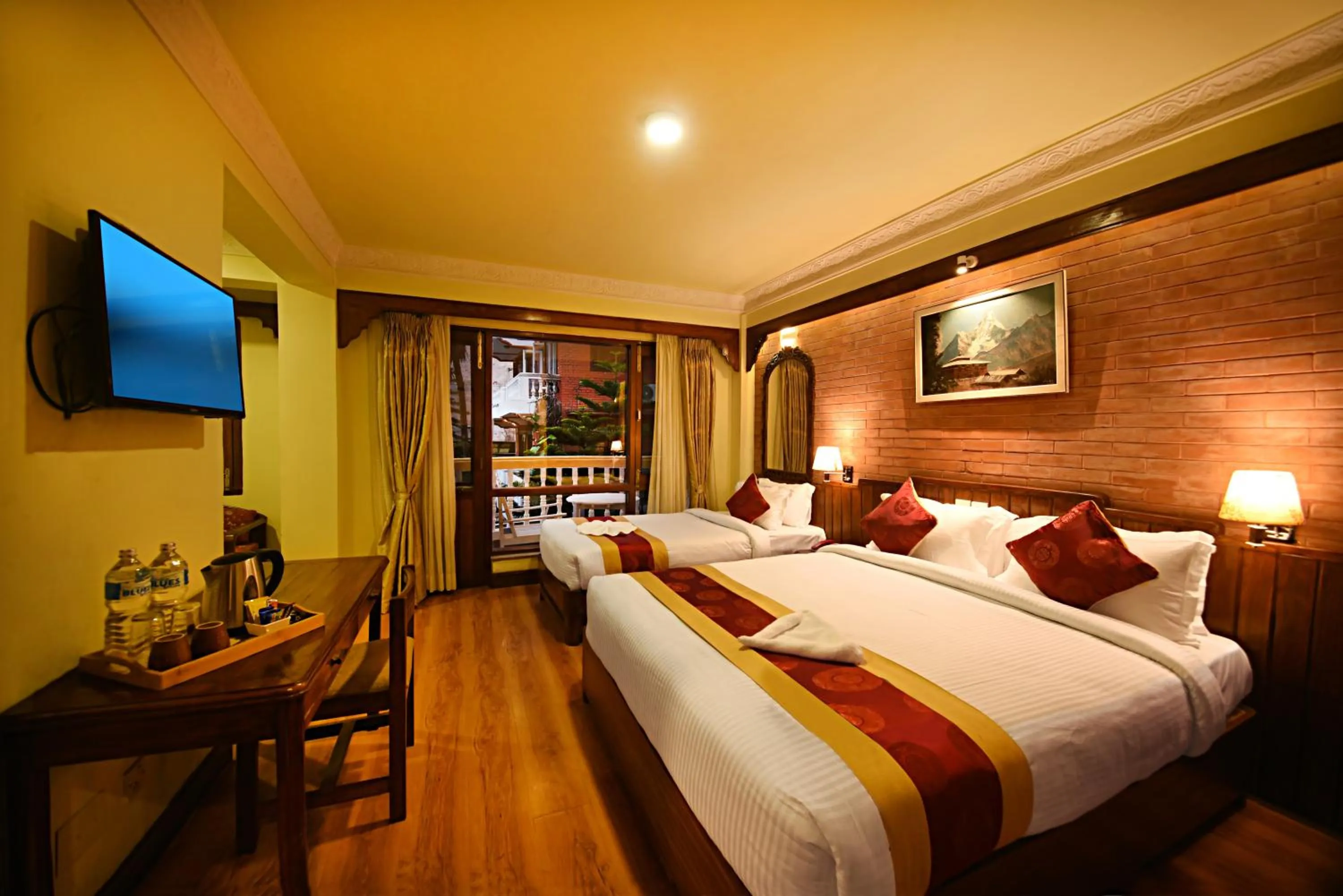 Family Room with Balcony in Nirvana Boutique Hotel