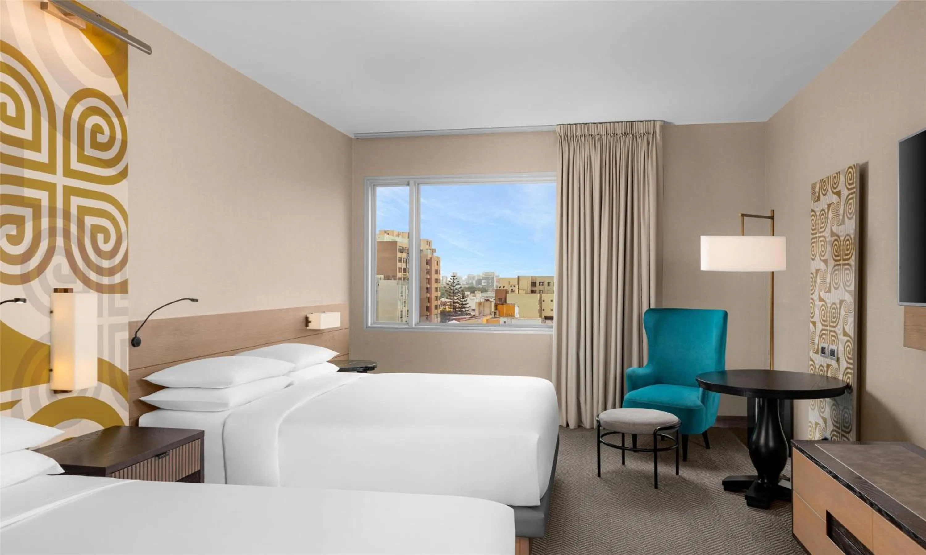 Queen Room with Two Queen Beds and Accessible Shower - Disability Access in Hyatt Centric San Isidro Lima