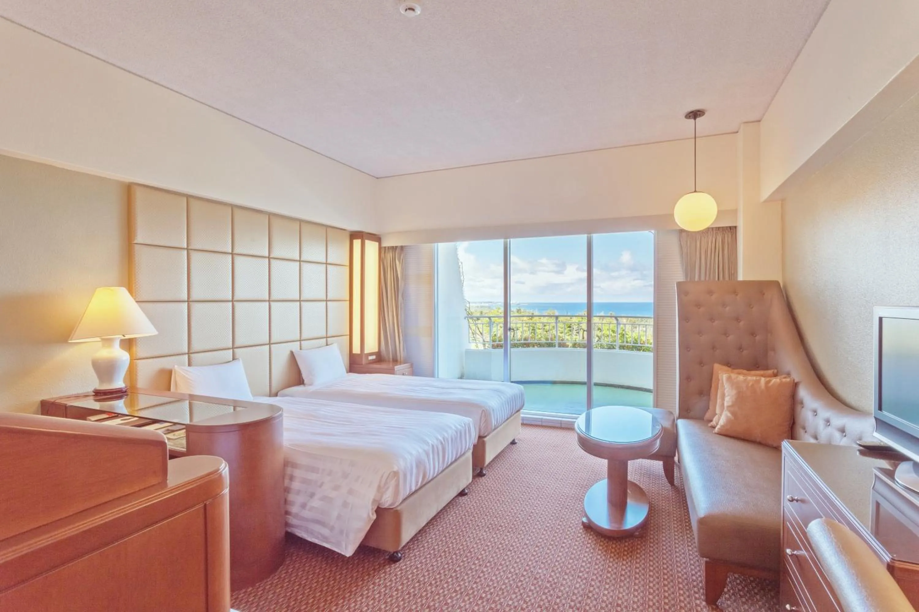 Wing Tower - single occupancy - Ocean View Room in Okinawa Kariyushi Beach Resort Ocean Spa
