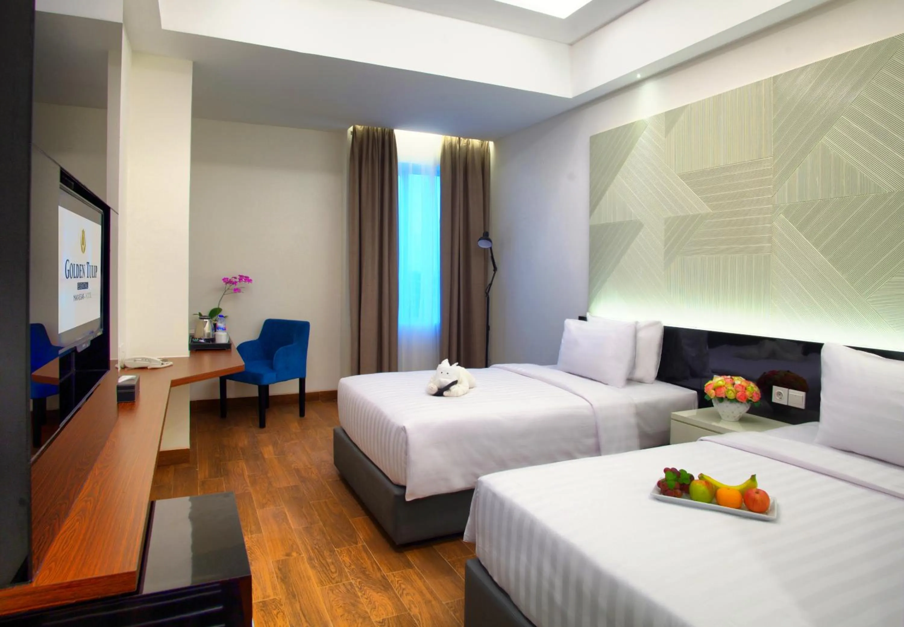 Deluxe Twin Room in Golden Tulip Essential Makassar