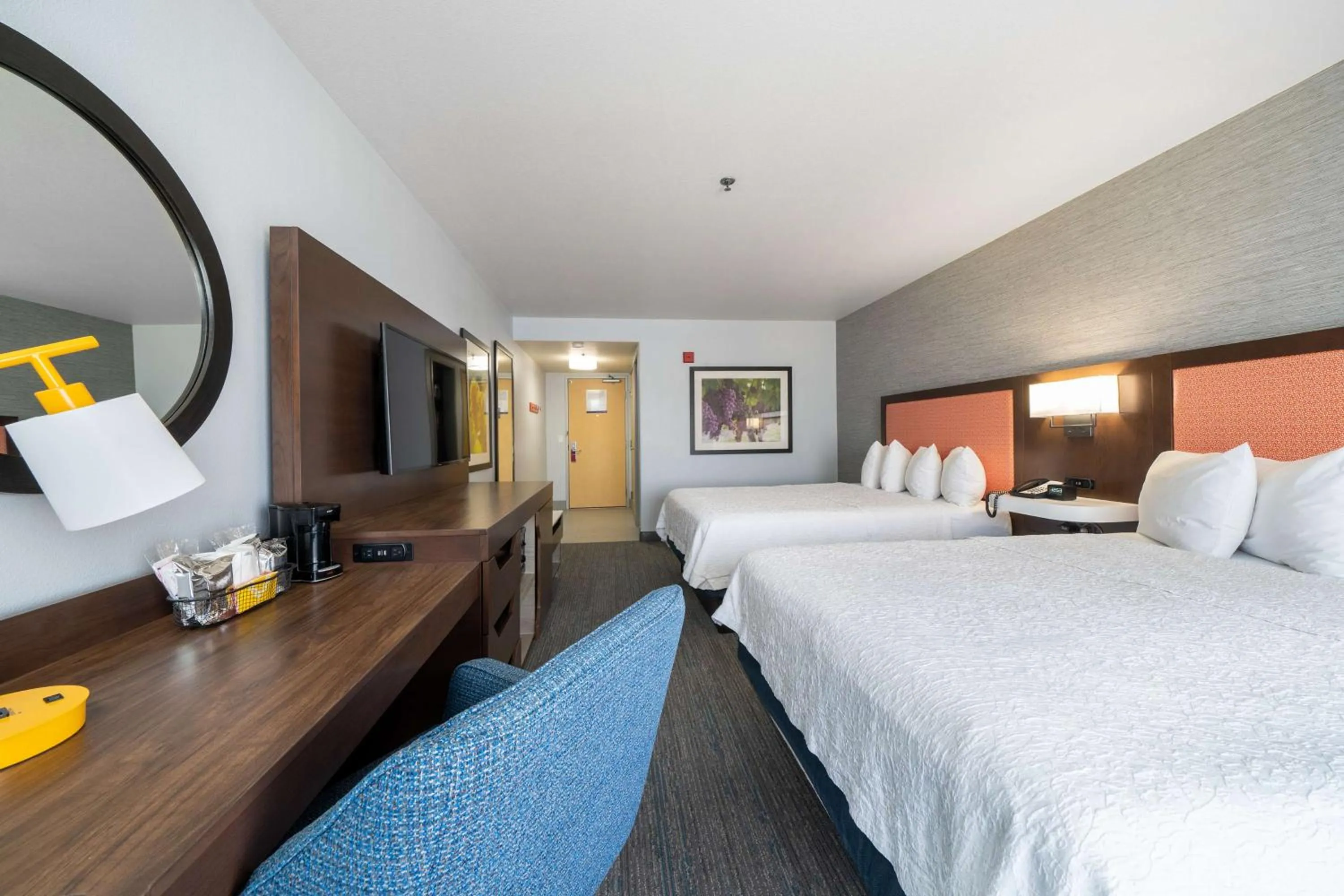Room with Two Queen Beds - Non-Smoking in Hampton Inn & Suites Modesto - Salida