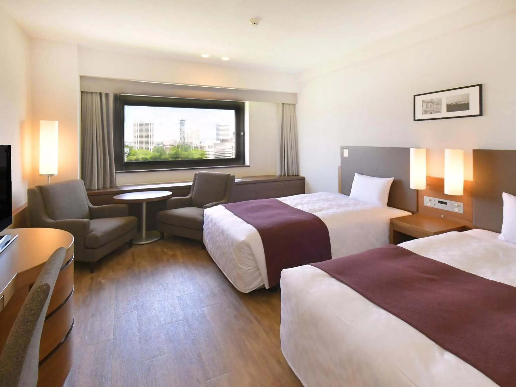 Standard Twin Room with Park View - High Floor - Non-Smoking in Sapporo View Hotel Odori Park